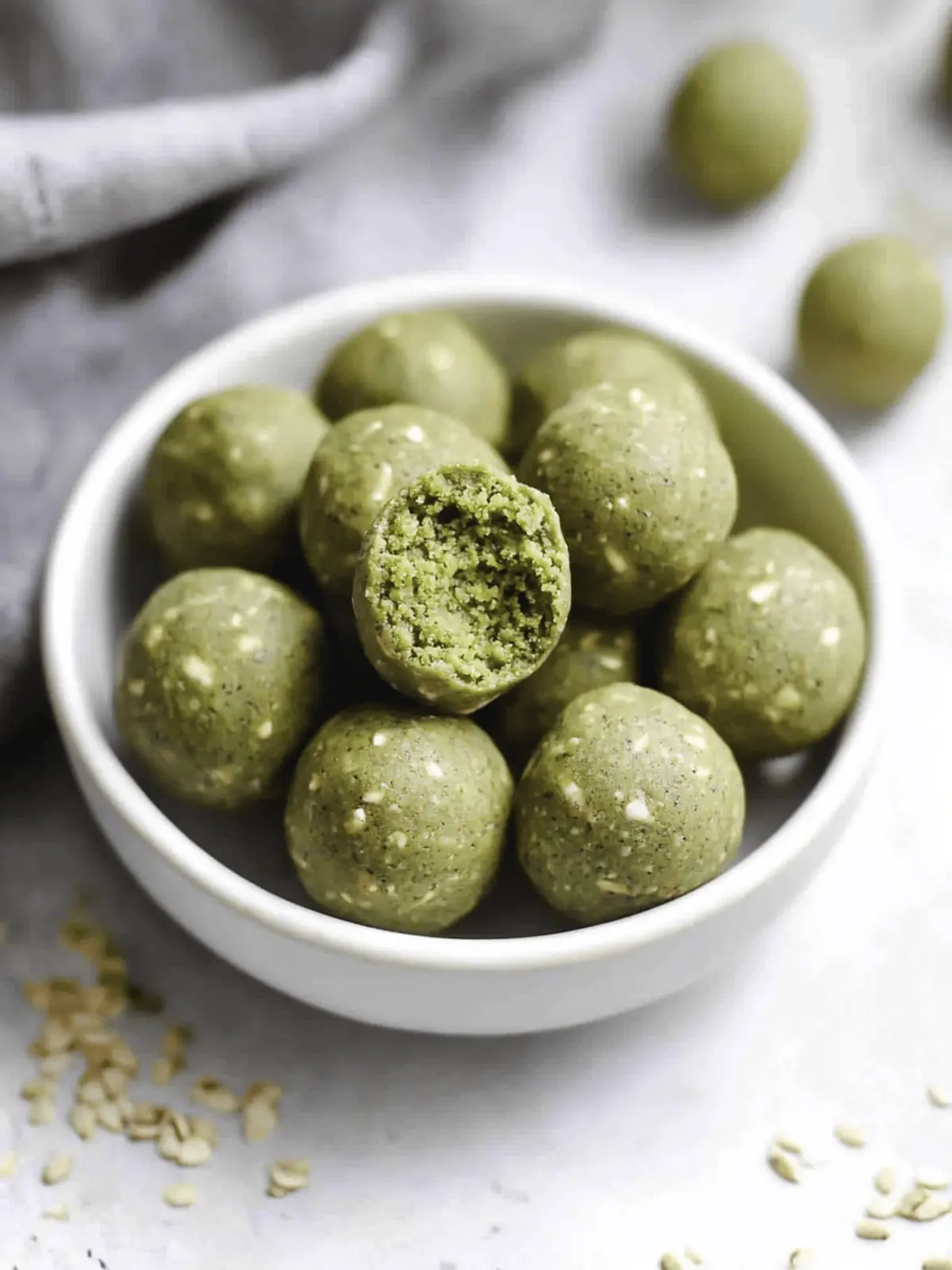 No Bake Matcha Cookie Dough Protein Bites for Guilt-Free Snacking 2 No Bake Matcha Cookie Dough Protein Bites