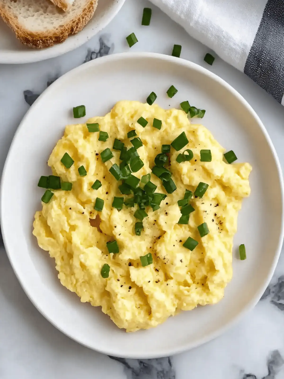 Velvety Scrambled Eggs for a Cozy Breakfast Delight 2 Velvety Scrambled Eggs