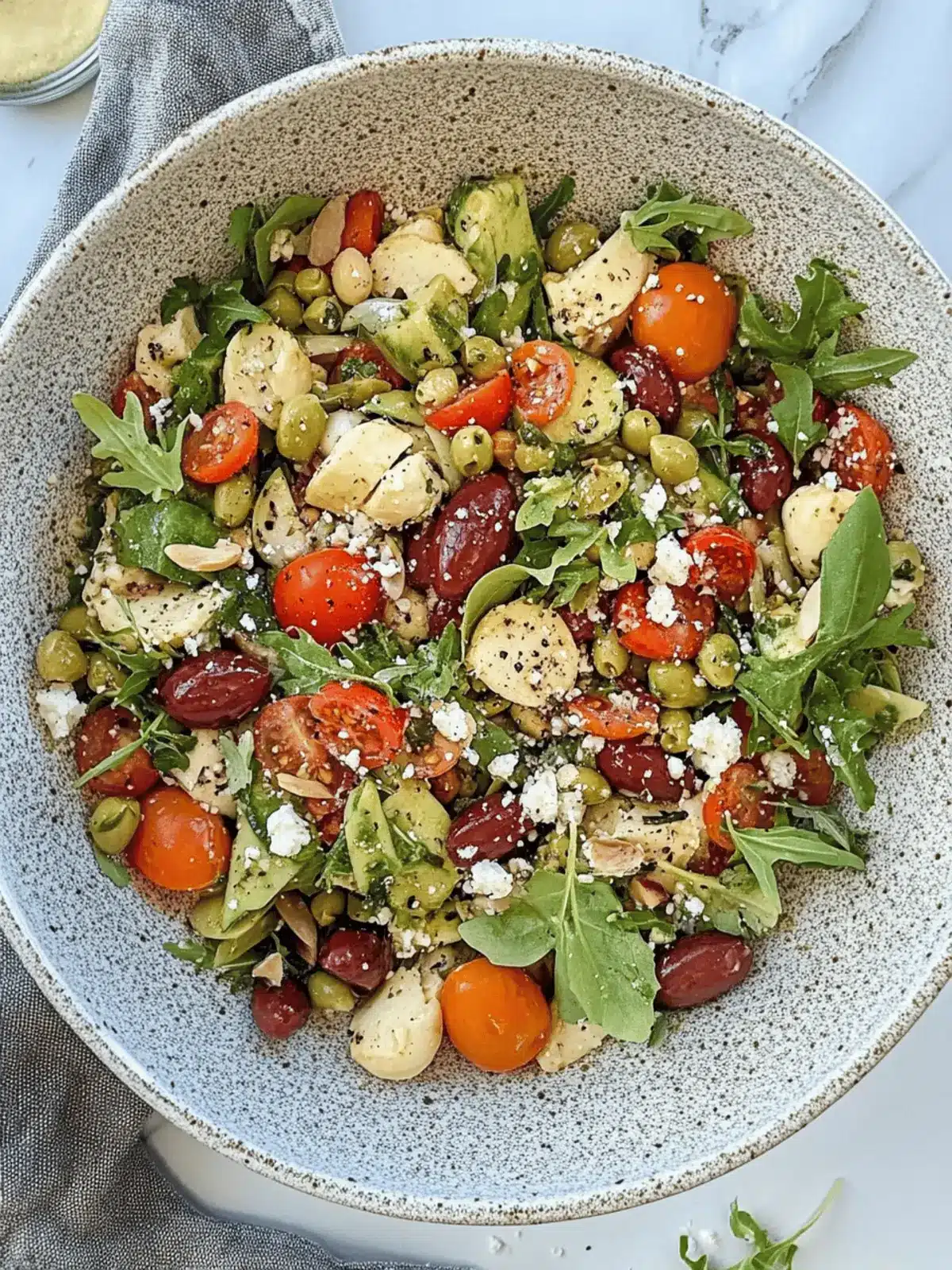 Mediterranean Mezze Salad: Quick, Colorful & Packed with Flavor 4 Mediterranean Mezze Salad