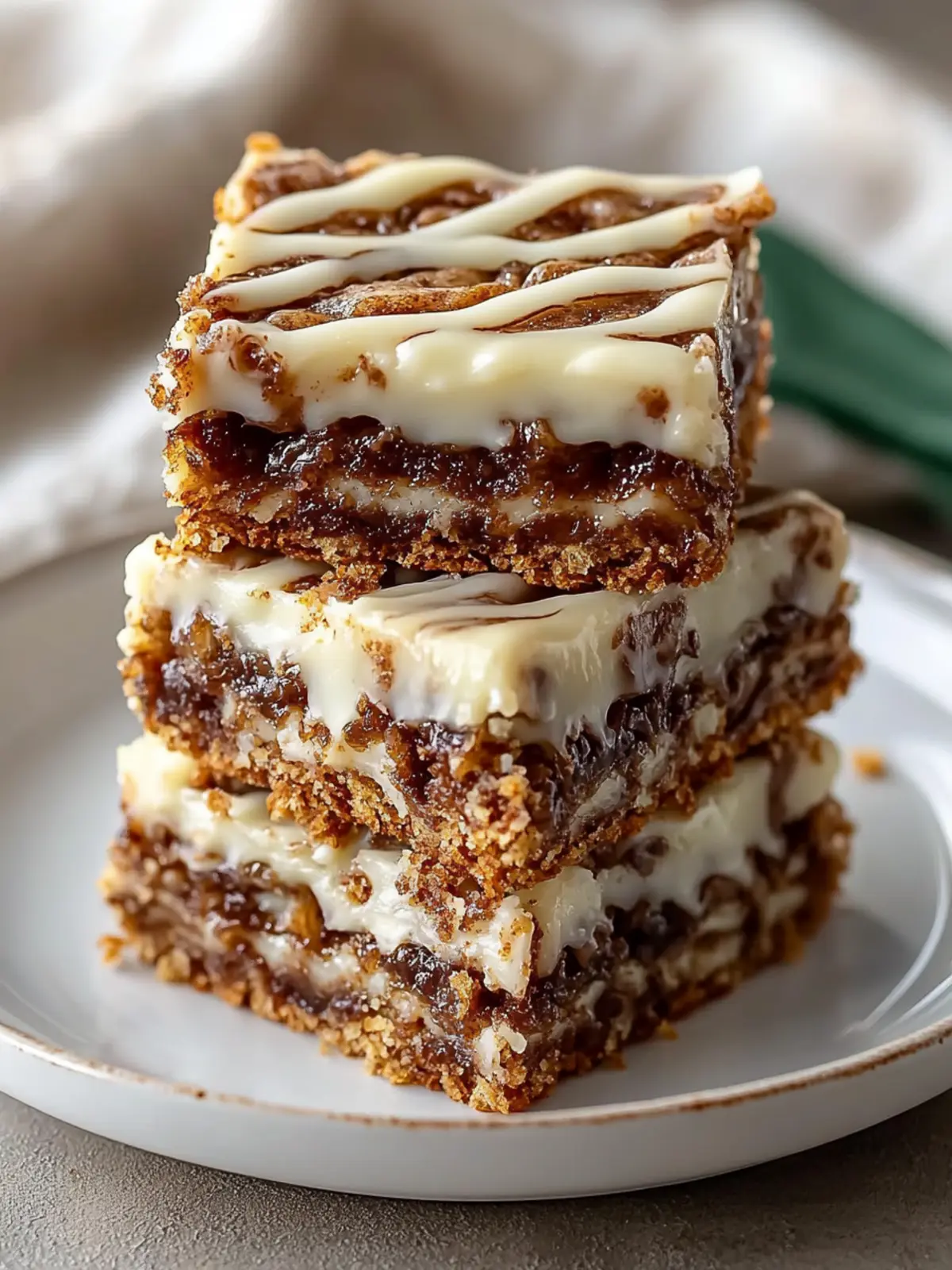 Cinnamon Roll Bliss Bars: Your Cozy Dessert Delight! 4 Cinnamon Roll Bliss Bars