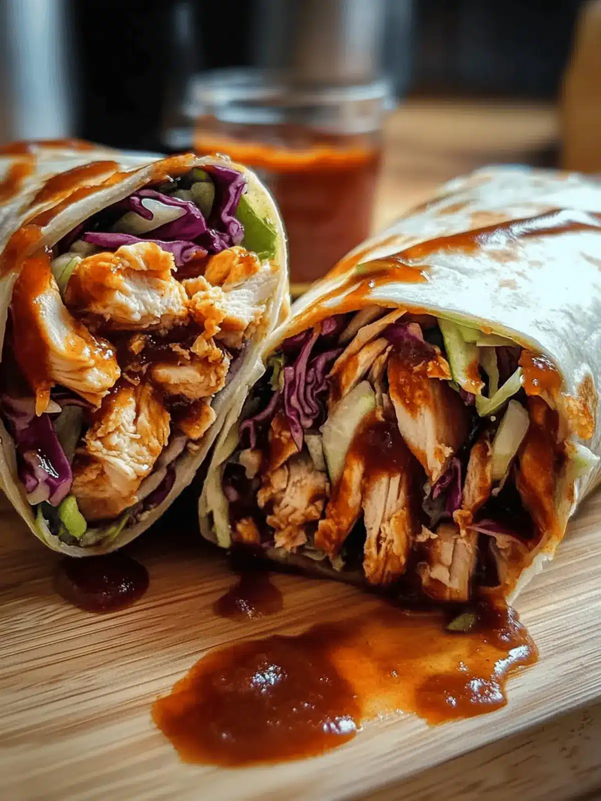 BBQ Chicken Coleslaw Wraps: Your New Go-To for Quick Flavor 2 BBQ Chicken Coleslaw Wraps