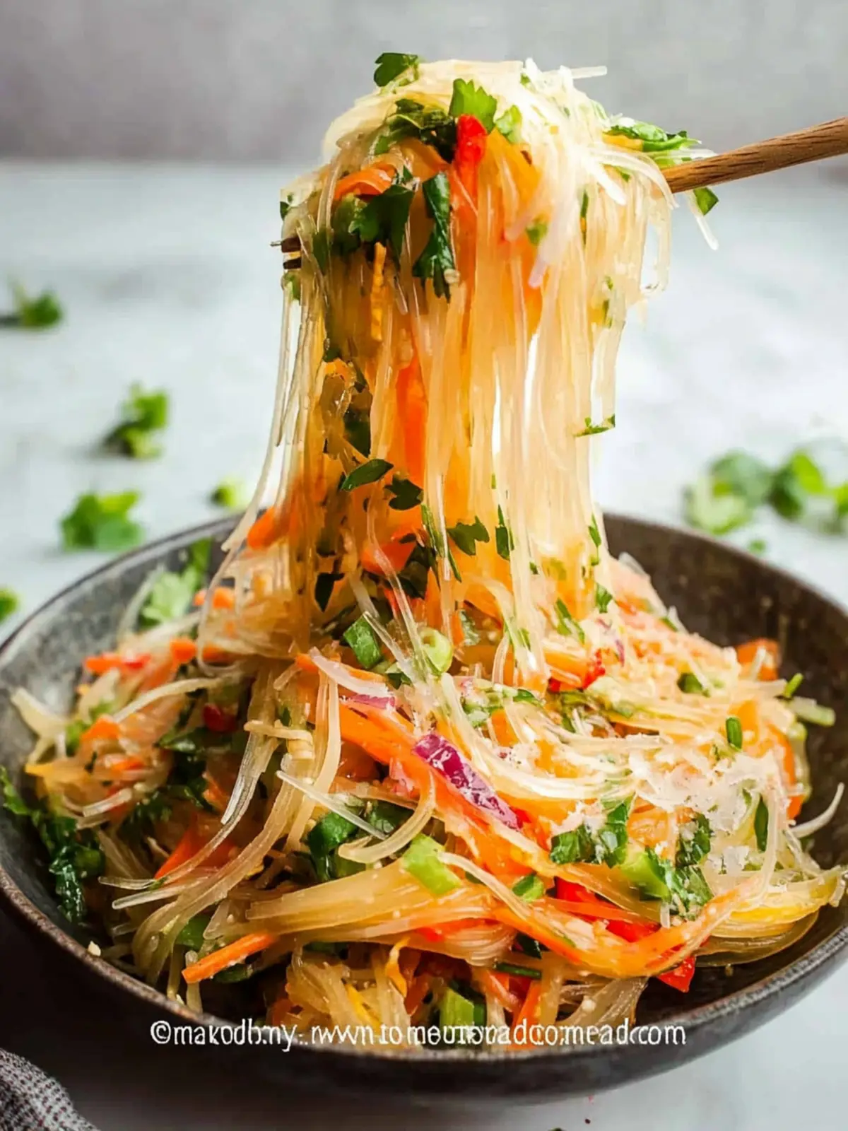 No Cook Noodle Salad with a Tangy Dressing That Dazzles 4 No Cook Noodle Salad with a Tangy Dressing