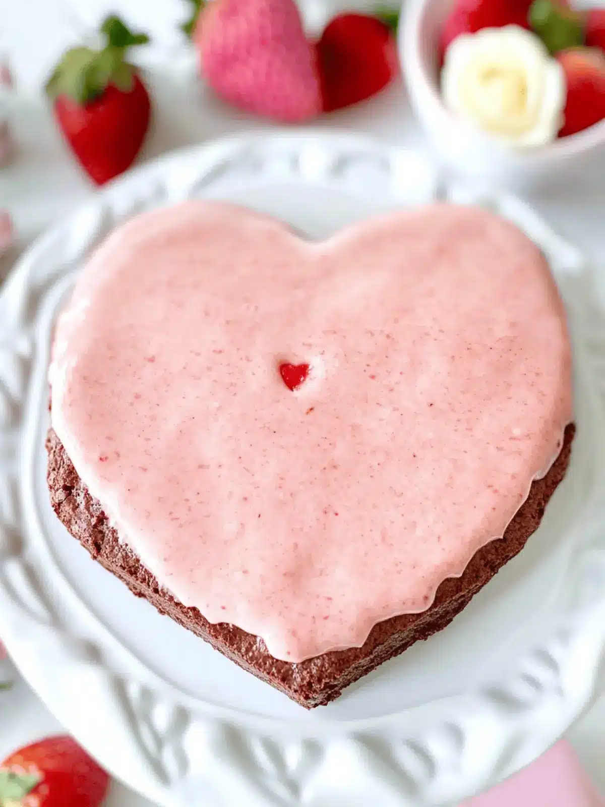 Strawberry Sweetheart Brownies: Irresistibly Fudgy & Festive 3 Strawberry Sweetheart Brownies