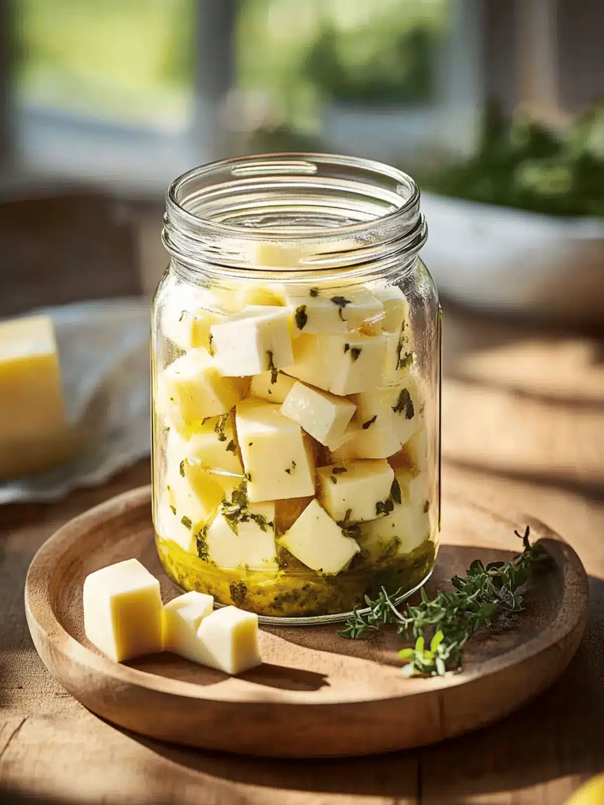 Marinated Cheese in Mason Jar: A Flavor Explosion Awaits 4 Marinated Cheese In Mason Jar