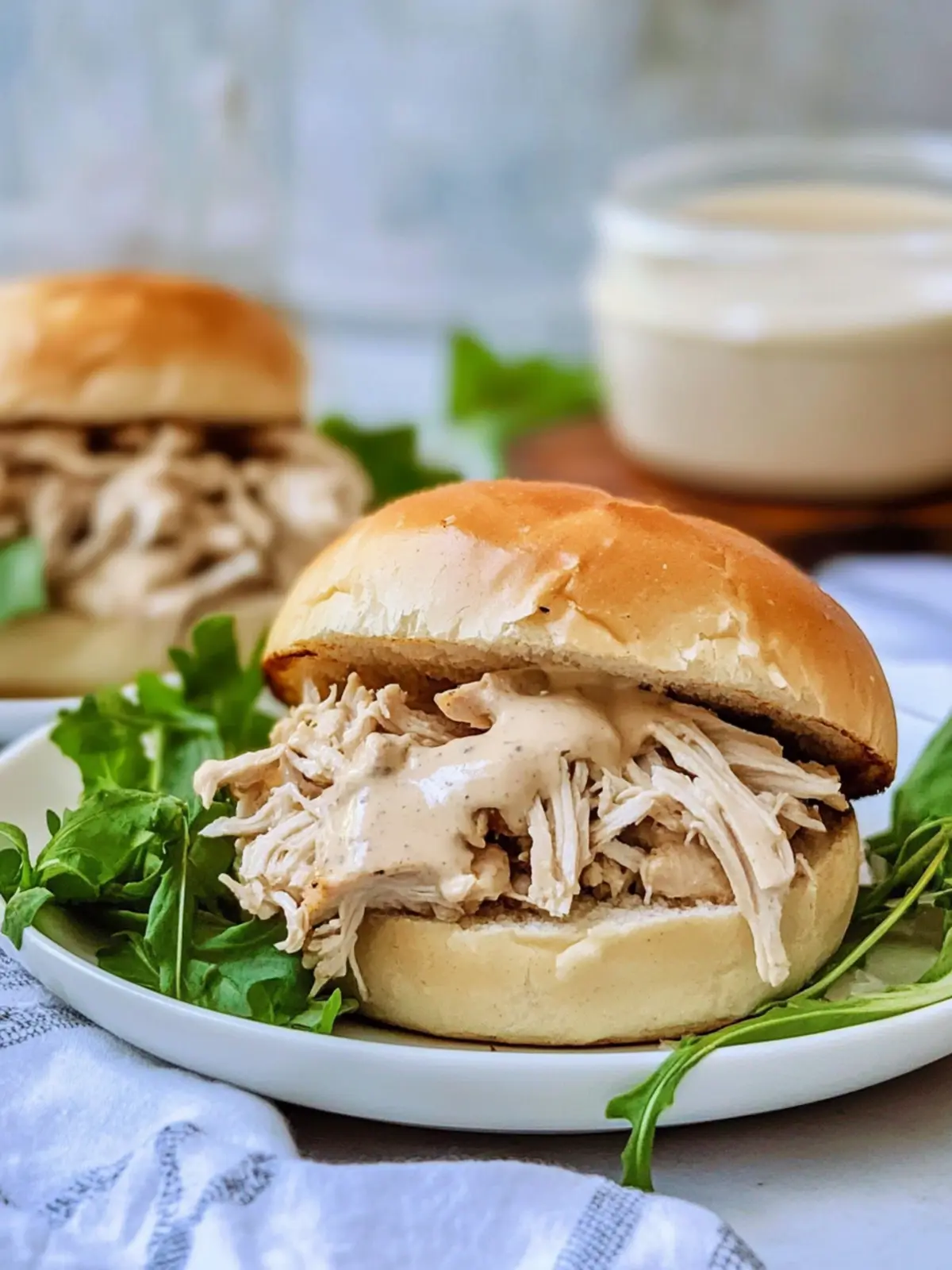 Savory Alabama White Sauce Pulled Chicken Sandwiches Recipe 3 Alabama White Sauce Pulled Chicken Sandwiches