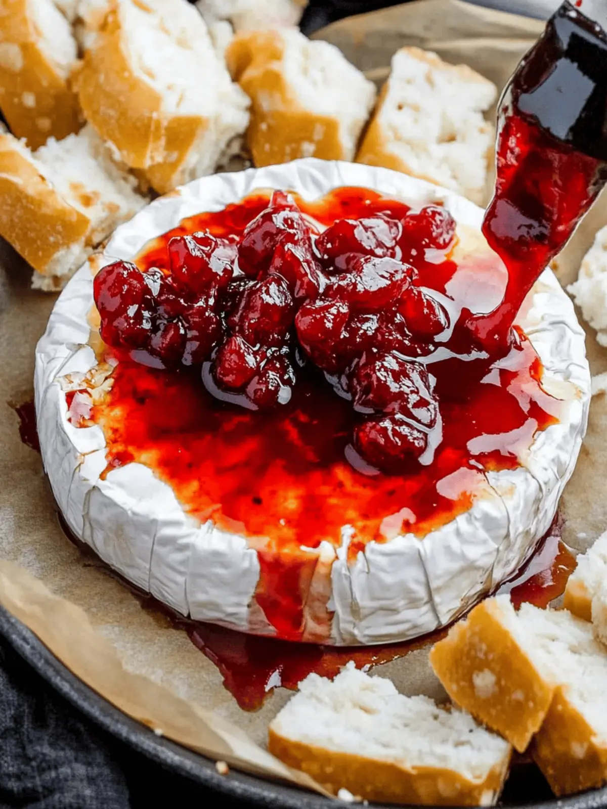 Hauntingly Delicious Halloween Bloody Baked Brie Recipe 3 Halloween Bloody Baked Brie
