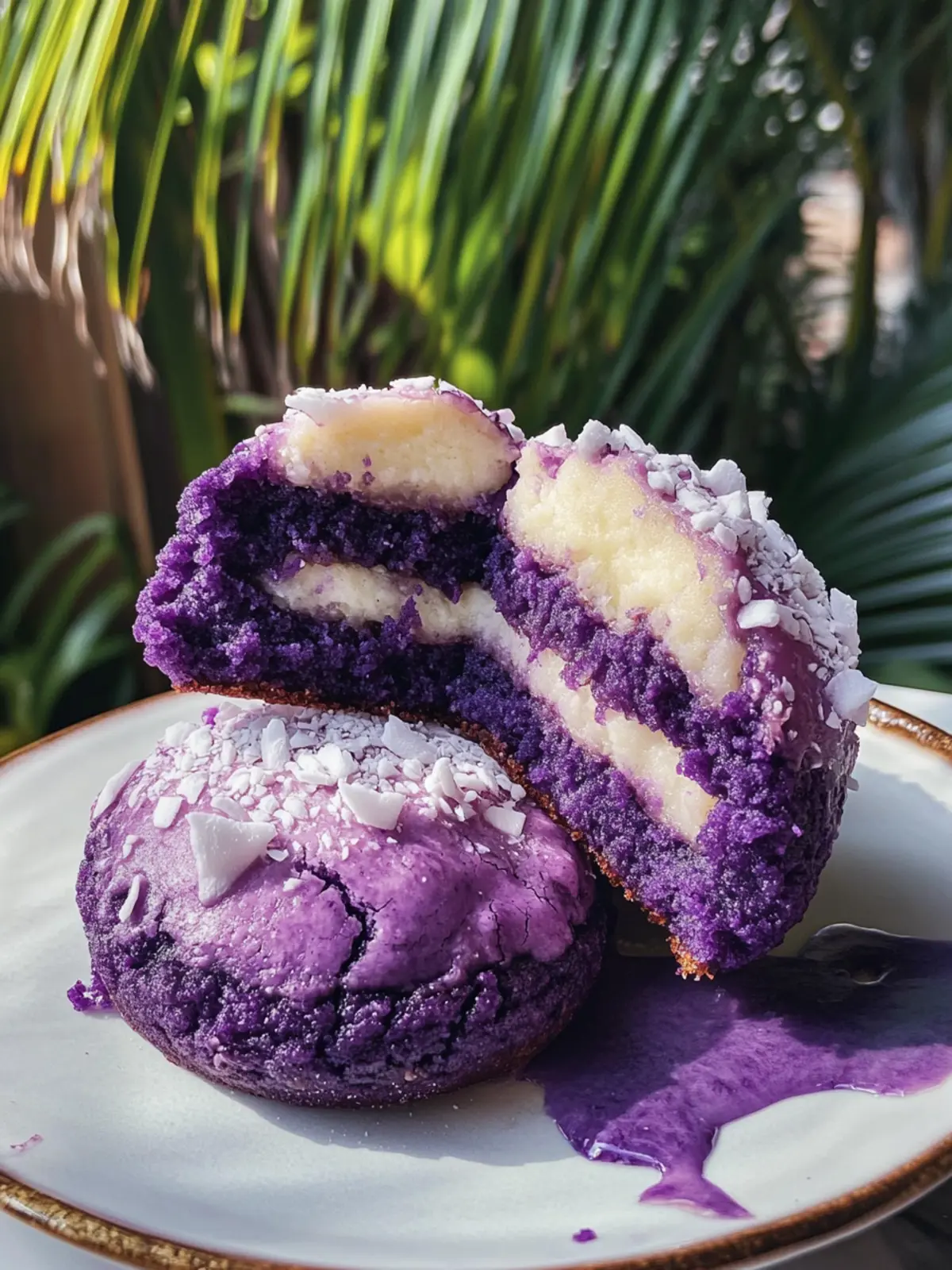 Coconut Ube Besito Cookies: A Tropical Treat Awaits! 2 Coconut Ube Besito Cookies