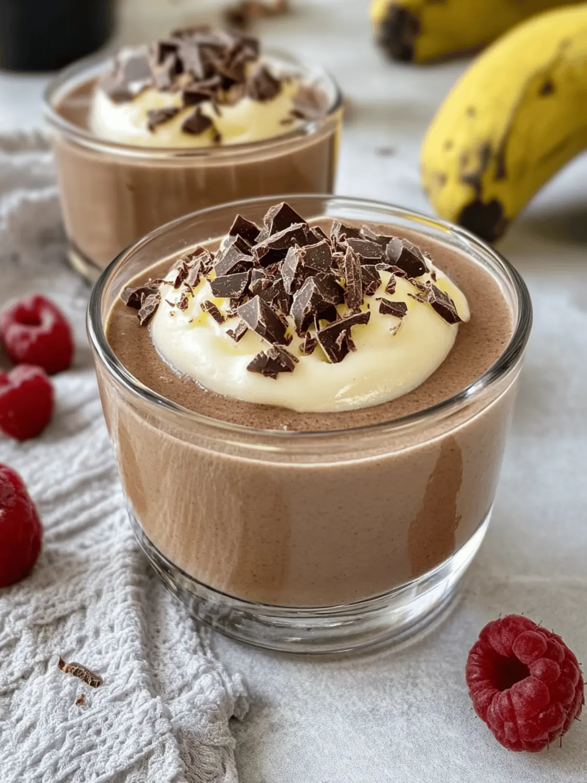 Decadent Chocolate Protein Pudding Without Protein Powder 4 Chocolate Protein Pudding