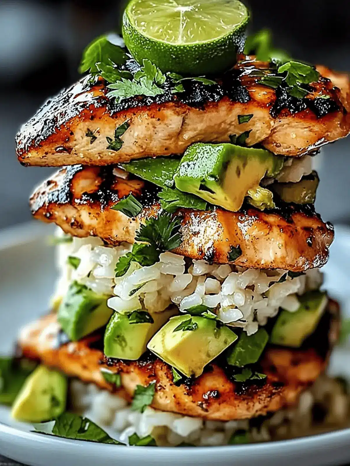 Delicious Honey Lime Chicken & Avocado Rice Stack for Quick Dinners 4 Honey Lime Chicken & Avocado Rice Stack