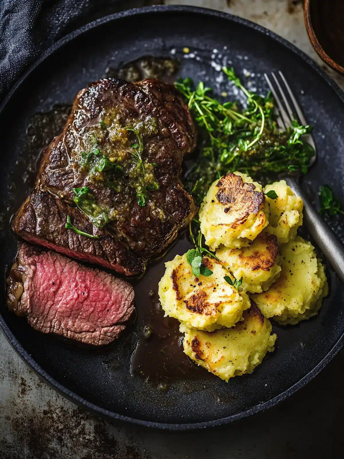 Savory Fillet Steak with Smashed Potatoes Recipe You ll Love 3 Fillet steak with smashed potatoes recipe