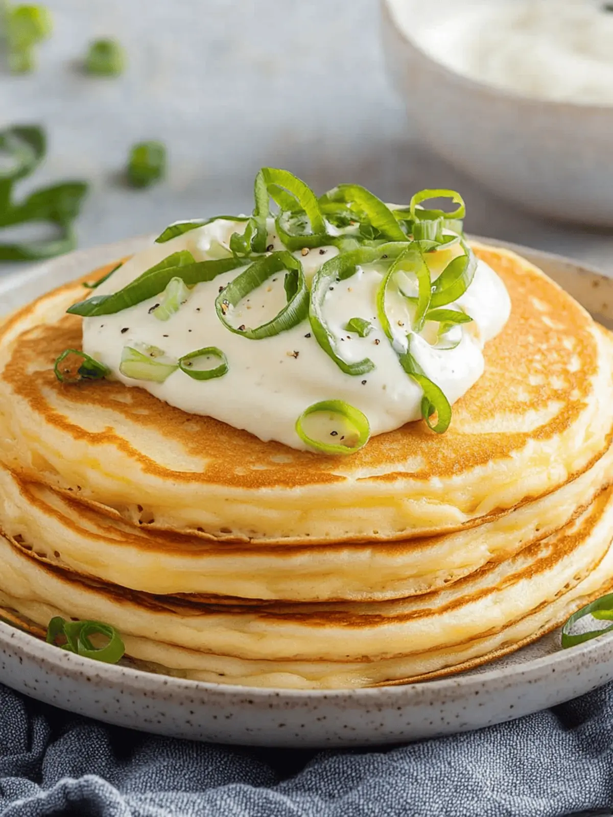 Savory Cheese Pancakes: Your New Favorite Quick Breakfast! 2 Savory Cheese Pancakes: Your New Favorite Quick Breakfast!