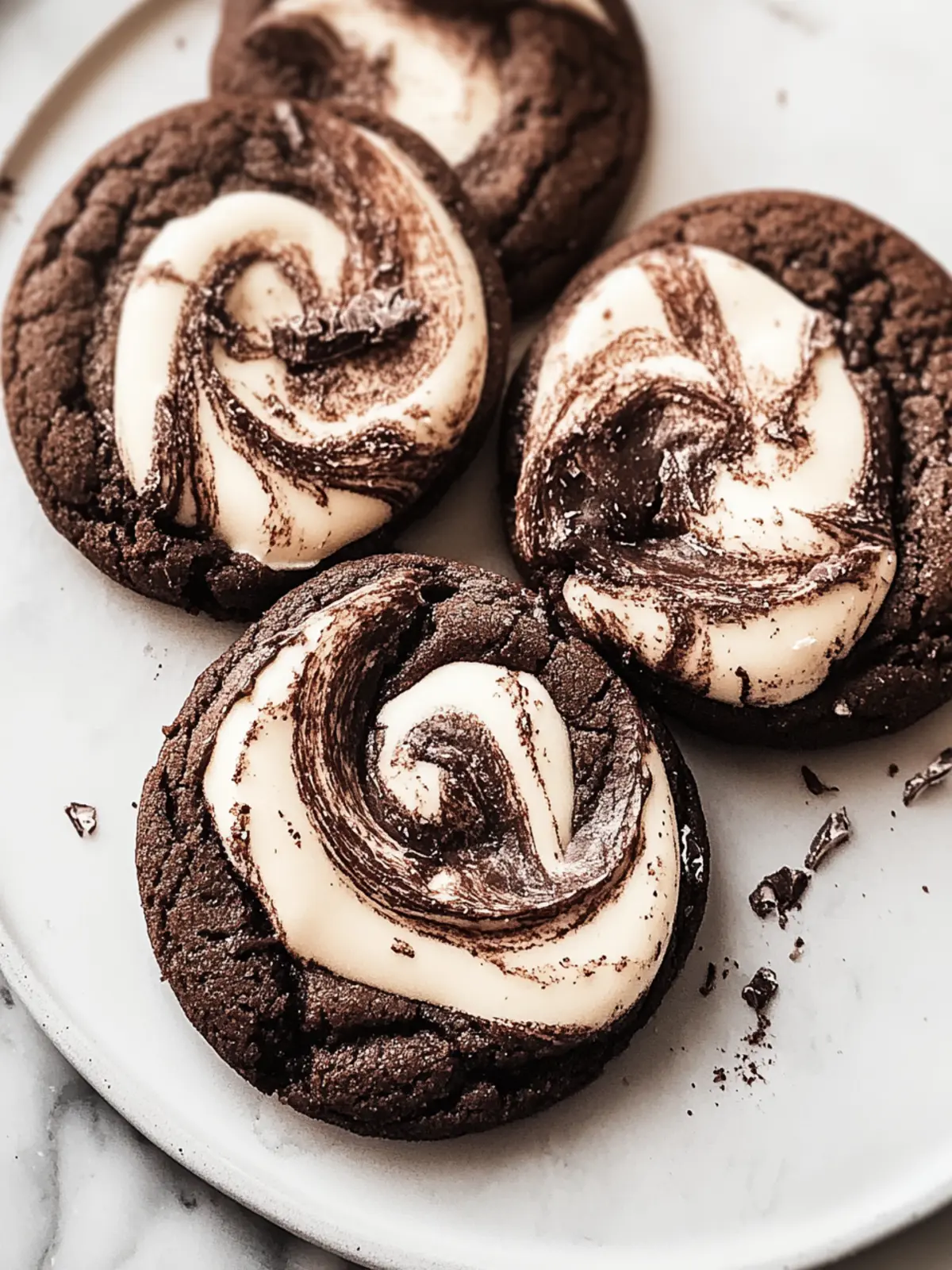Chocolate Marshmallow Swirl Cookies That Melt in Your Mouth 2 Chocolate Marshmallow Swirl Cookies