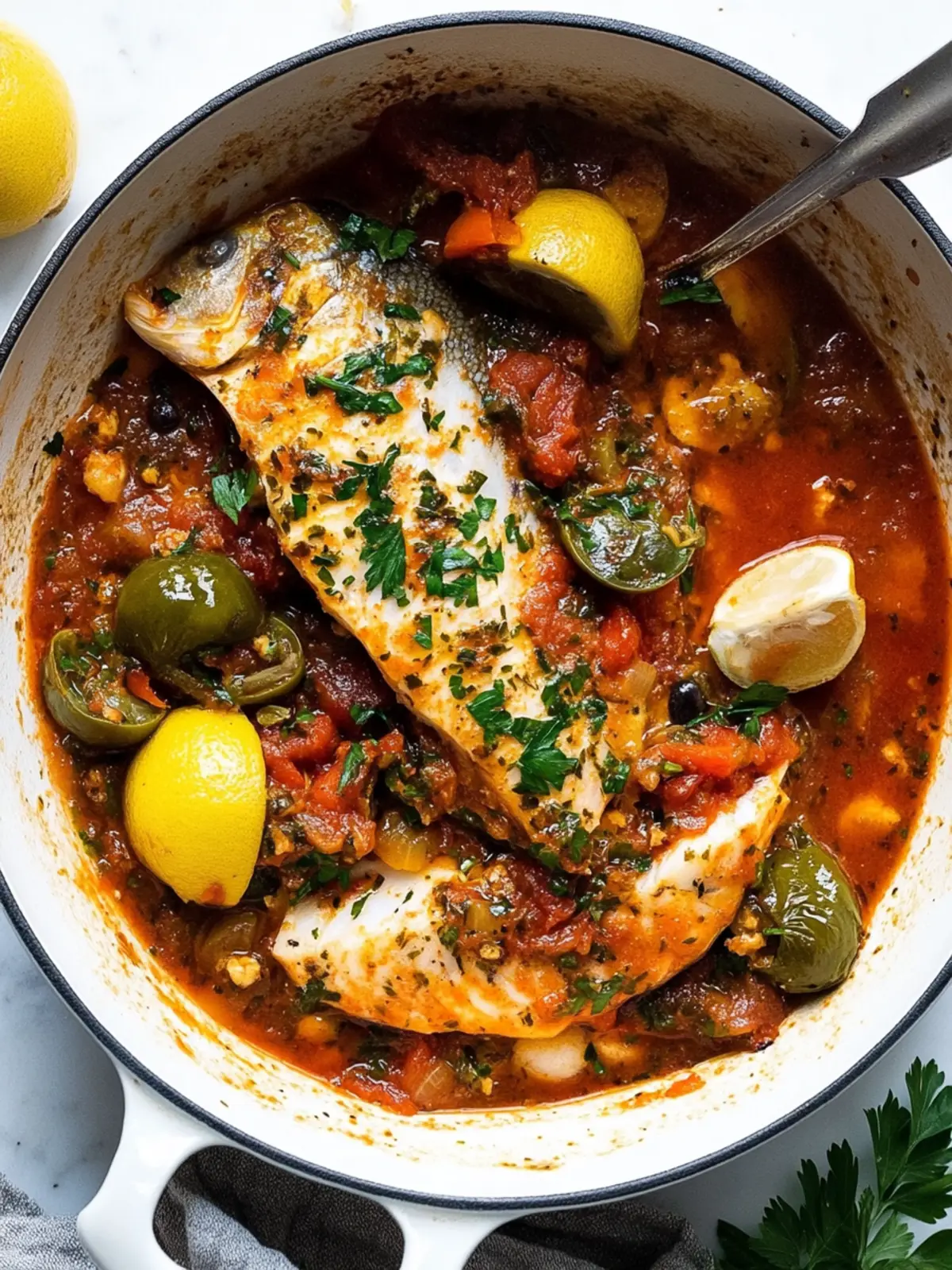 Delicious Fish Puttanesca: A Flavorful Twist on Tradition 2 Fish Puttanesca
