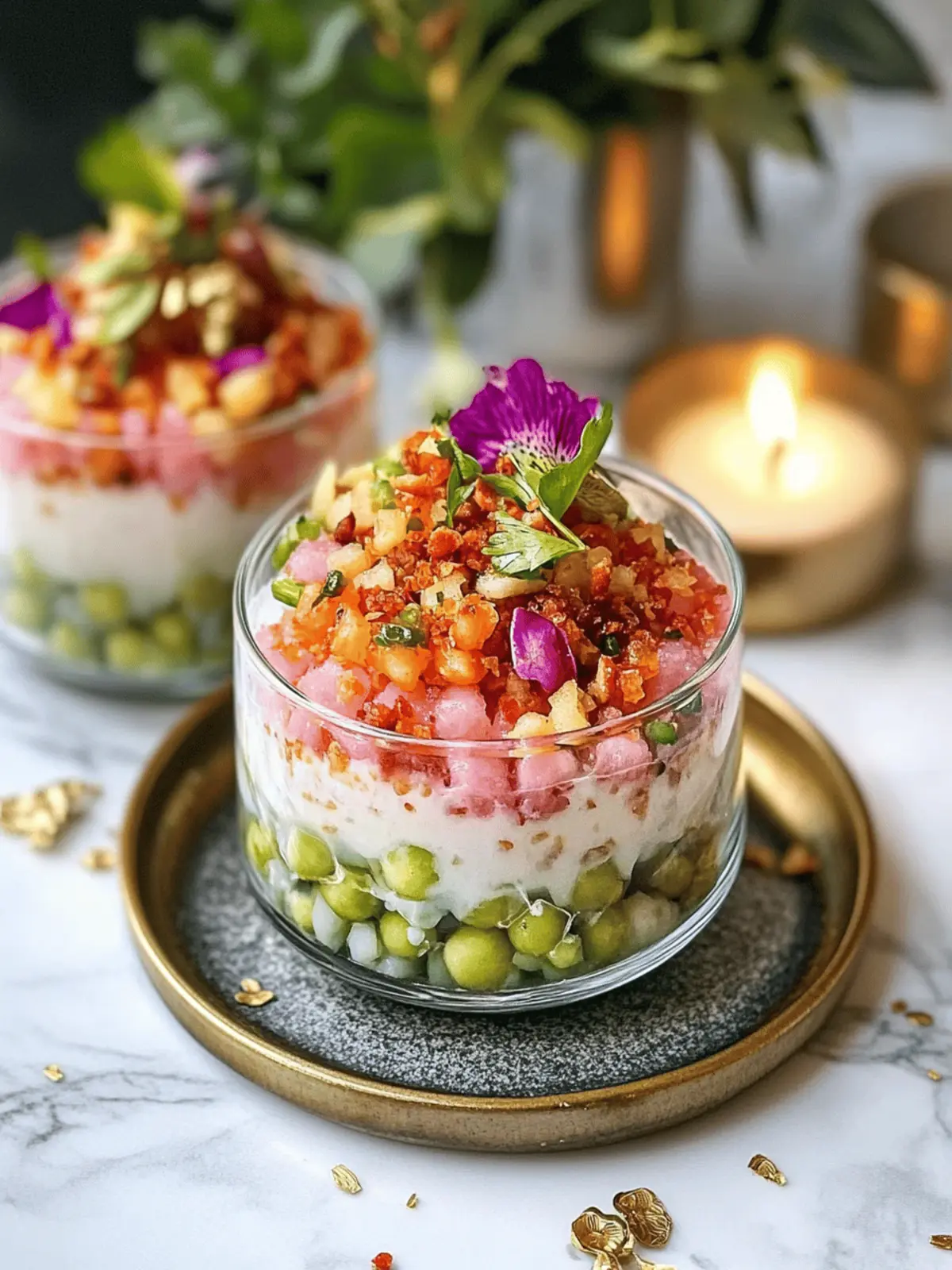 Savor Colorful Sabudana Layer Chaat in Fun Cups 2 Sabudana Layer Chaat