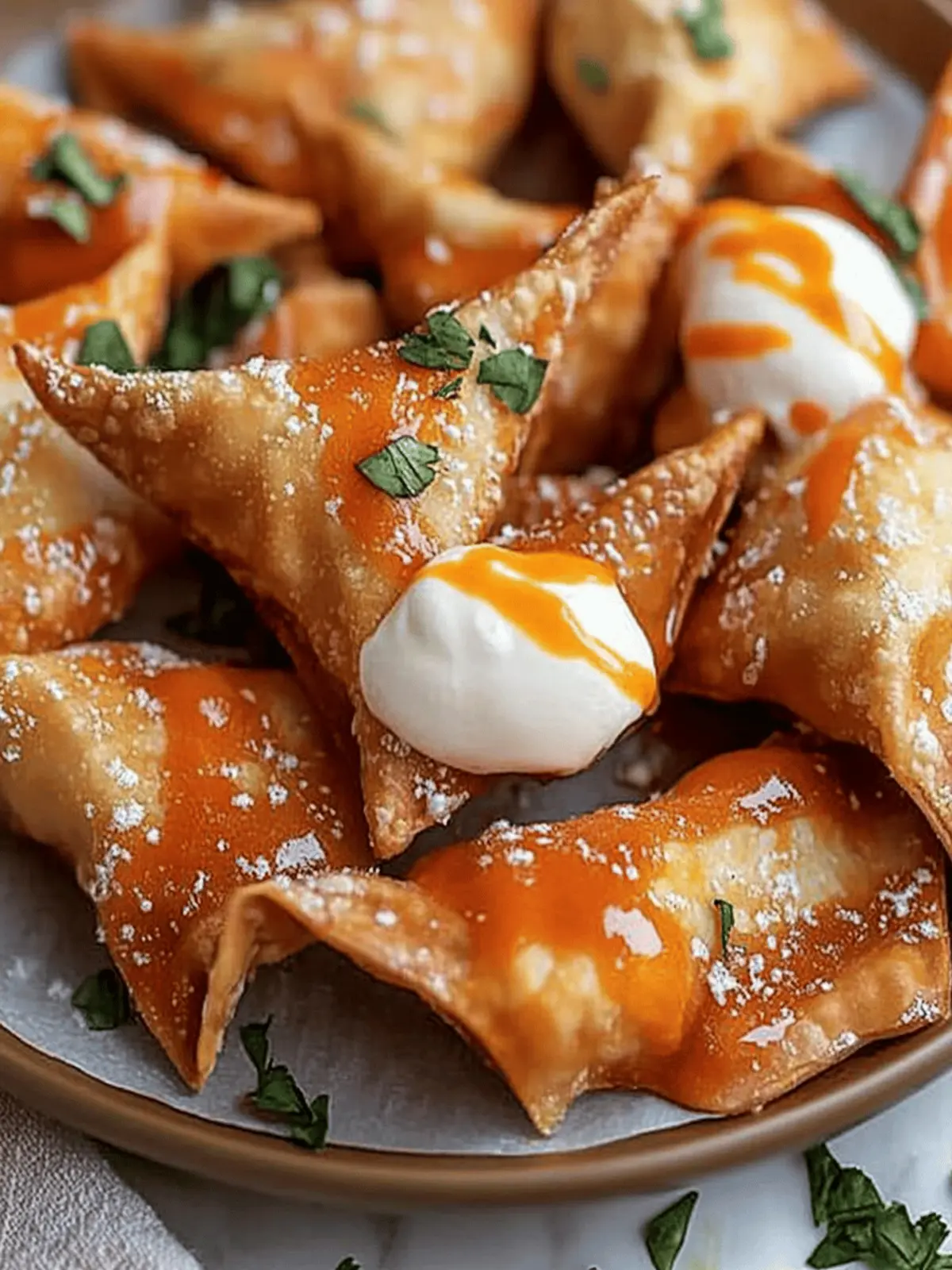 Crispy Air Fryer Buffalo Chicken Wontons You ll Love to Snack On 4 Air Fryer Buffalo Chicken Wontons