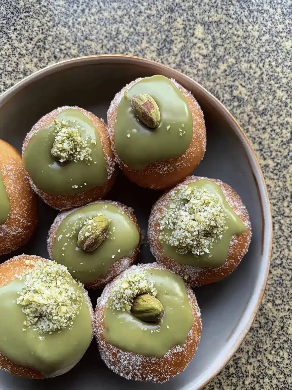 Fluffy Pistachio Doughnuts That Will Wow Your Taste Buds 2 Pistachio Doughnuts