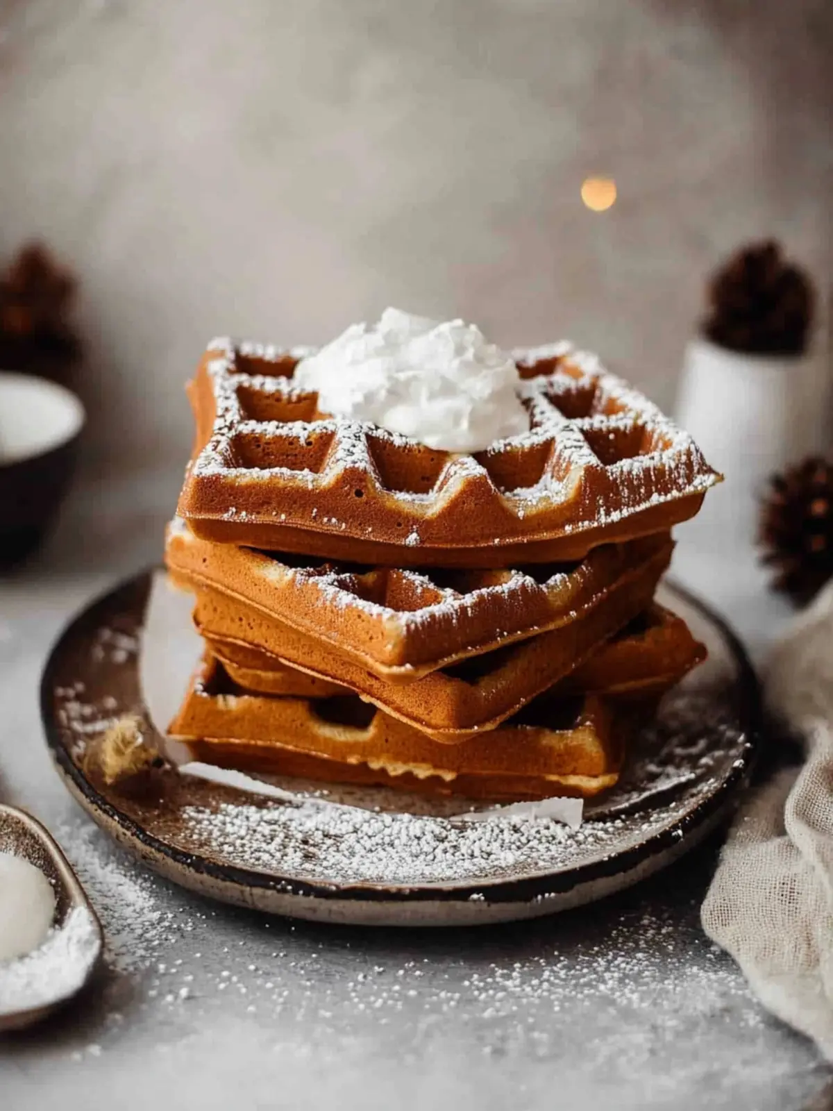 Christmas Morning Gingerbread Waffles That Wow Your Guests 3 Christmas Morning Gingerbread Waffles