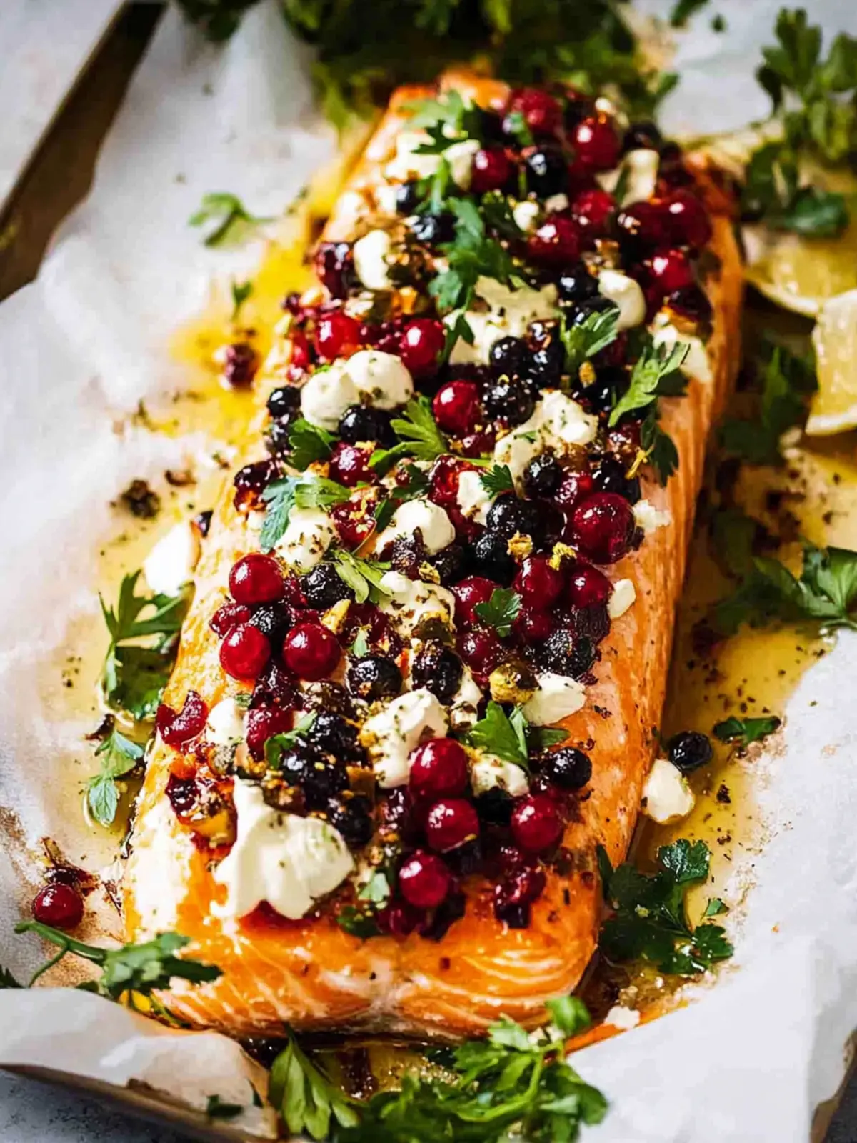 Irresistible Christmas Baked Salmon with Honey Butter Glaze 3 Christmas Baked Salmon