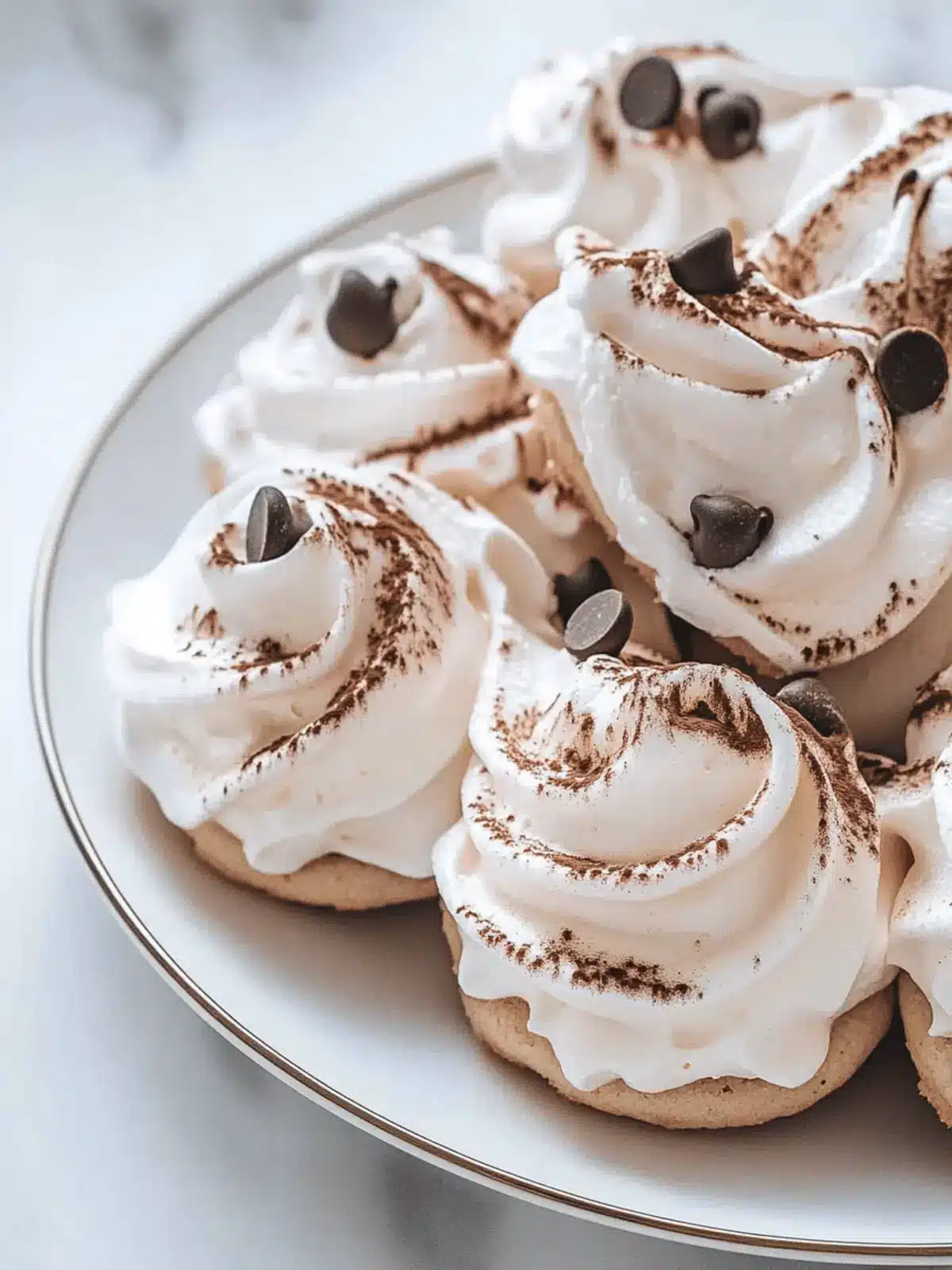 Melt-in-Your-Mouth Chocolate Chip Meringue Cookies 2 Chocolate Chip Meringue Cookies