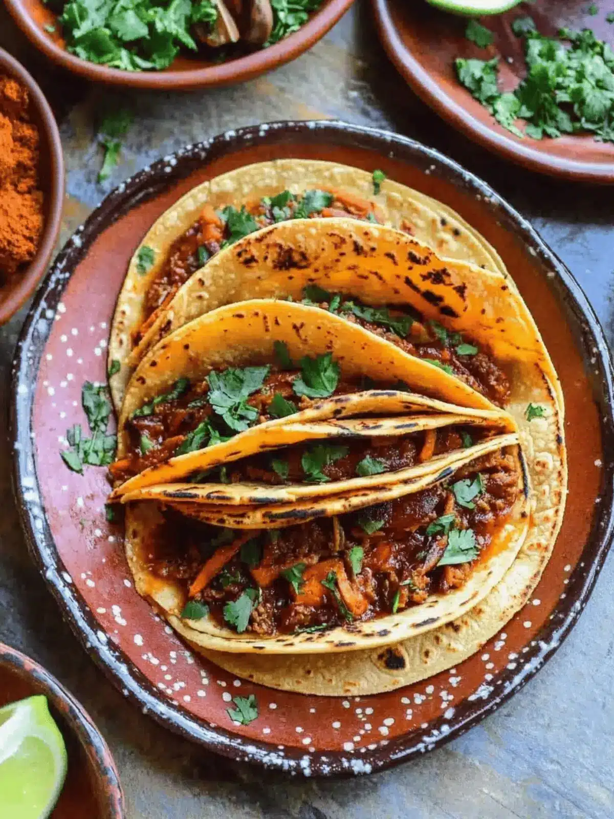 Mouthwatering Vegan Birria Tacos You Have to Try Today 2 Vegan Birria Tacos