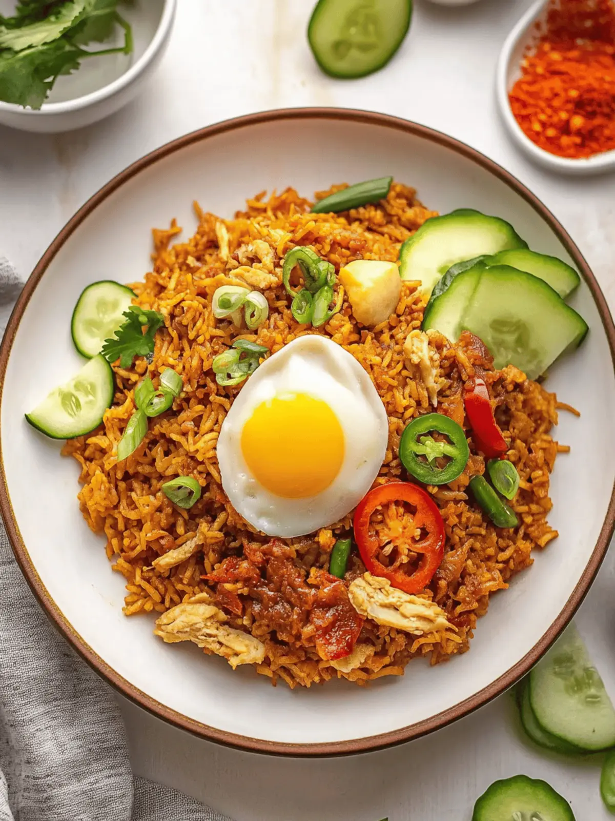 Savory Nasi Goreng: Quick & Easy Indonesian Fried Rice 2 Nasi Goreng (Indonesian Fried Rice)
