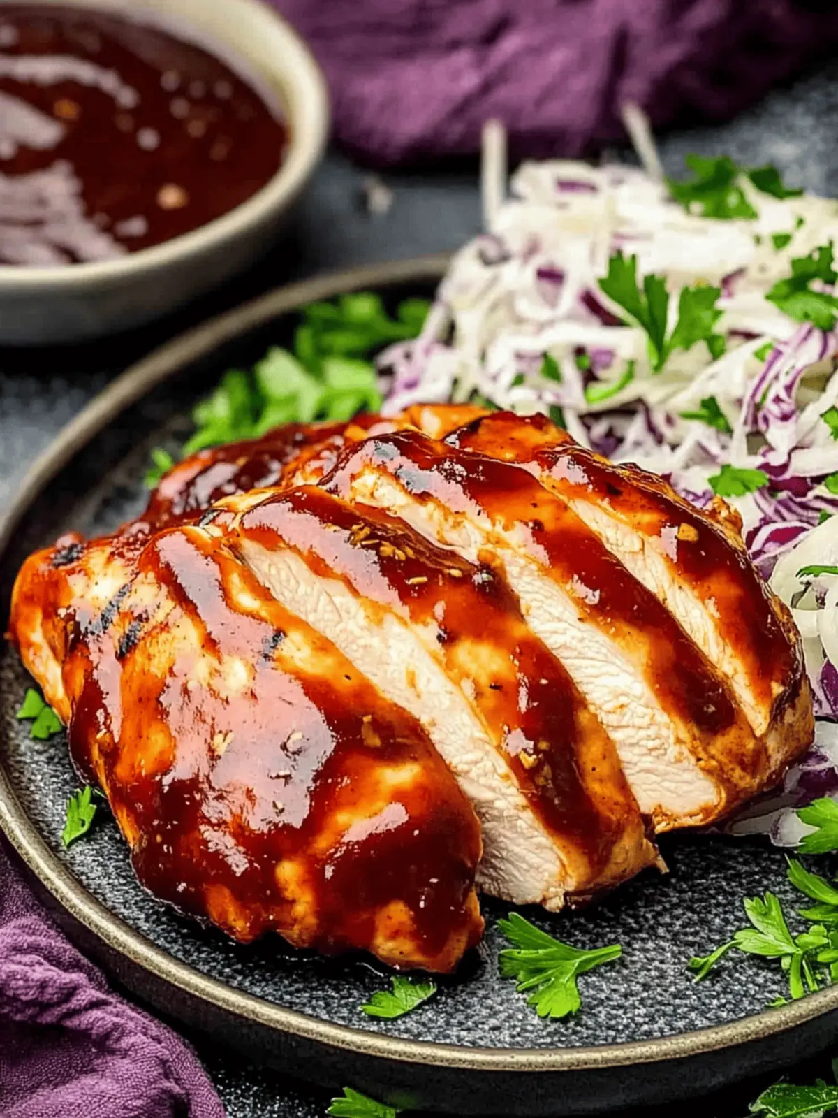 Savory Air Fryer BBQ Chicken Breast Ready in 25 Minutes 4 Air Fryer BBQ Chicken Breast