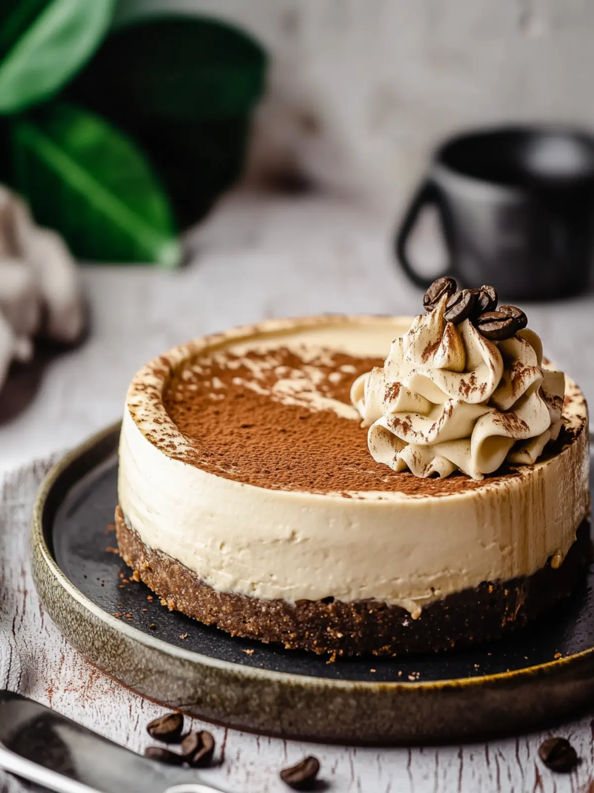 Irresistible Coffee Cheesecake with Decadent Ganache Delight 3 Coffee Cheesecake