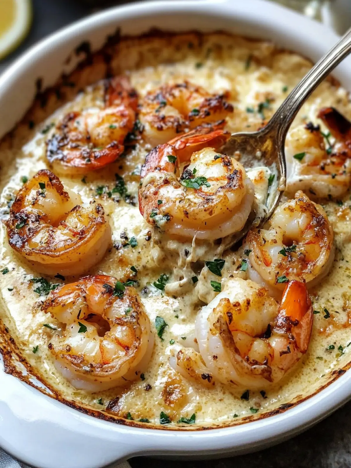 Low Carb Creamy Garlic Shrimp Bake That's Simply Irresistible 4 Low Carb Creamy Garlic Shrimp Bake