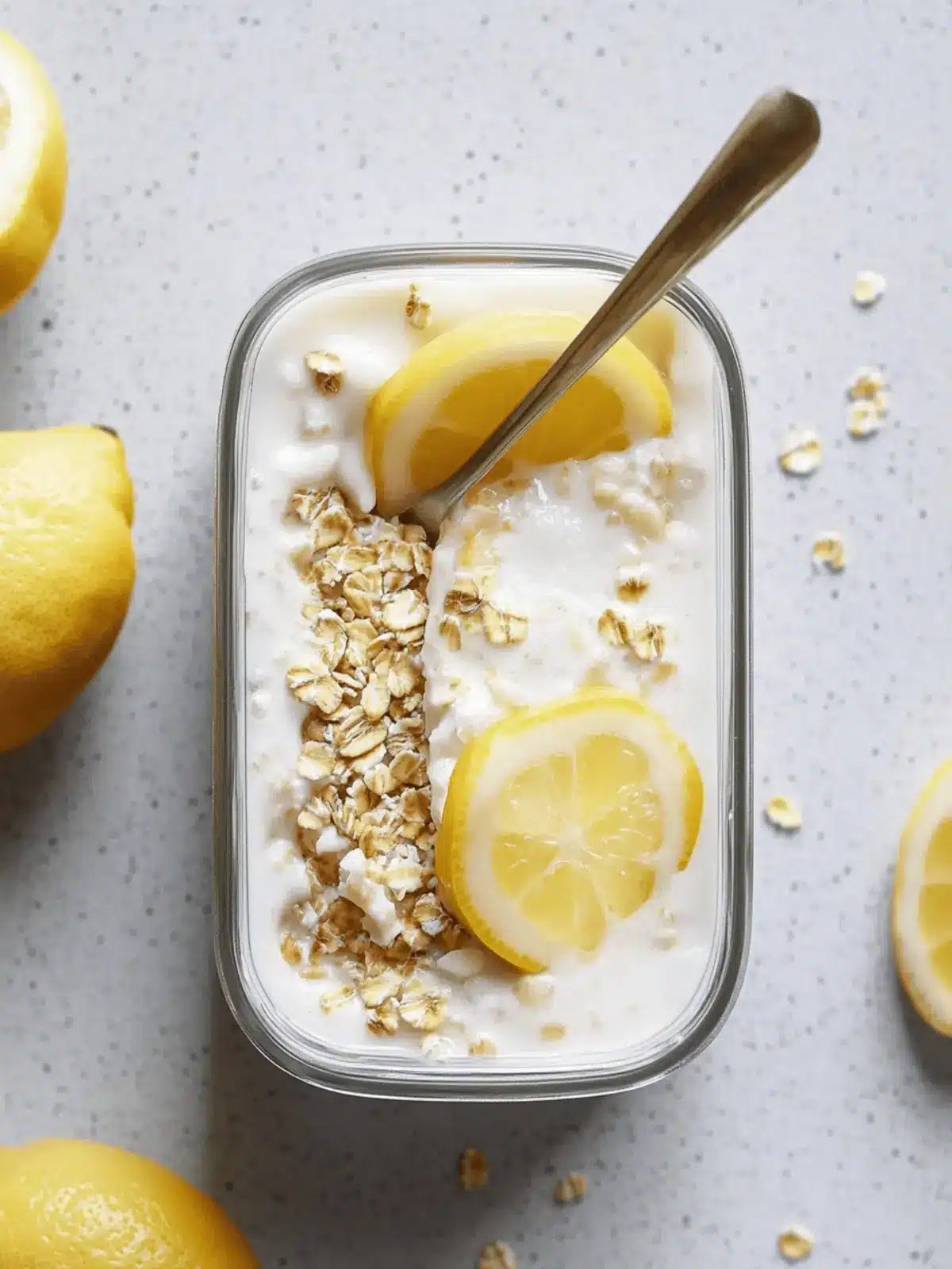 Lemon Cheesecake Overnight Oats Recipe for a Fresh Start 2 Lemon Cheesecake Overnight Oats Recipe