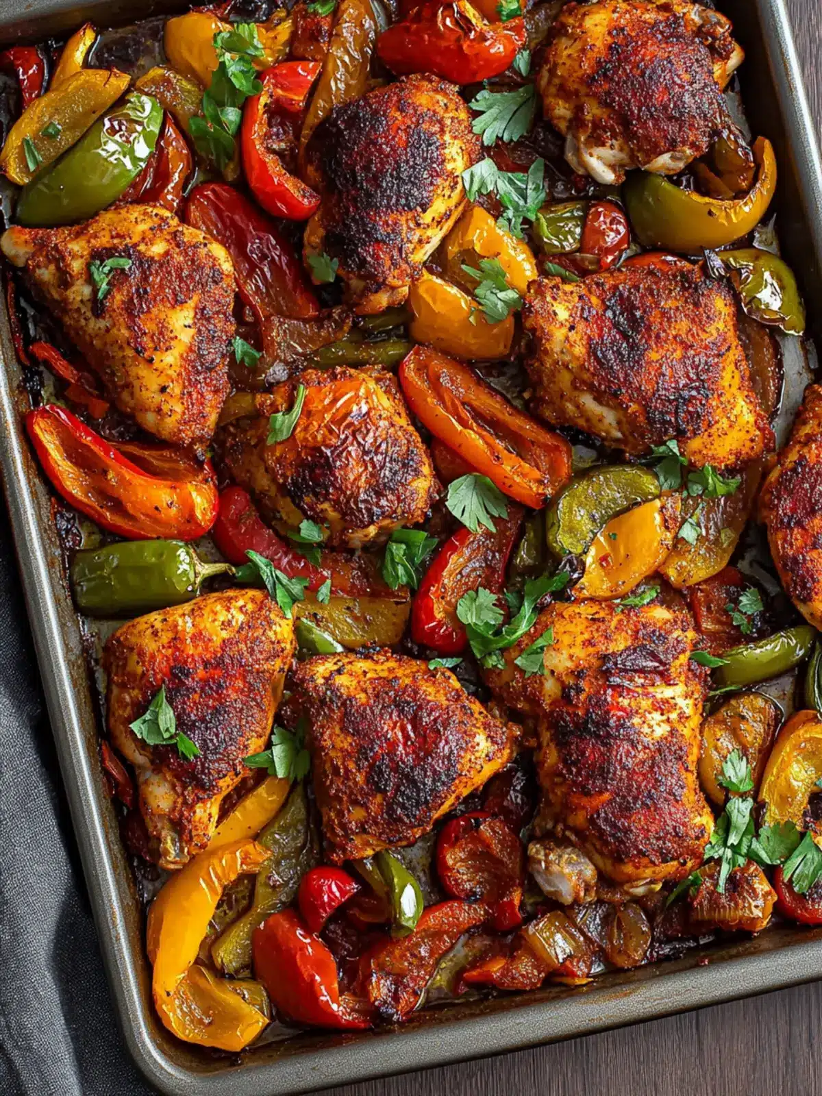Sheet Pan Smoky Paprika Chicken with Roasted Peppers Magic 3 Sheet Pan Smoky Paprika Chicken with Roasted Peppers