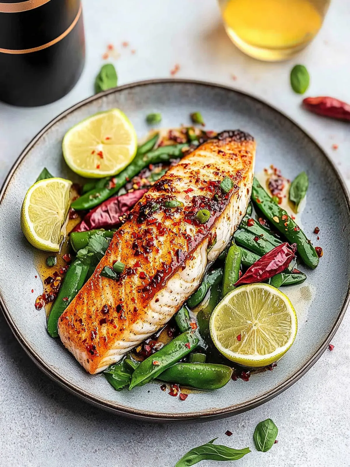 Savor This Pan-Seared Halibut with Chili Garlic Oil Delight 4 Pan Seared Halibut with Chili Garlic Oil