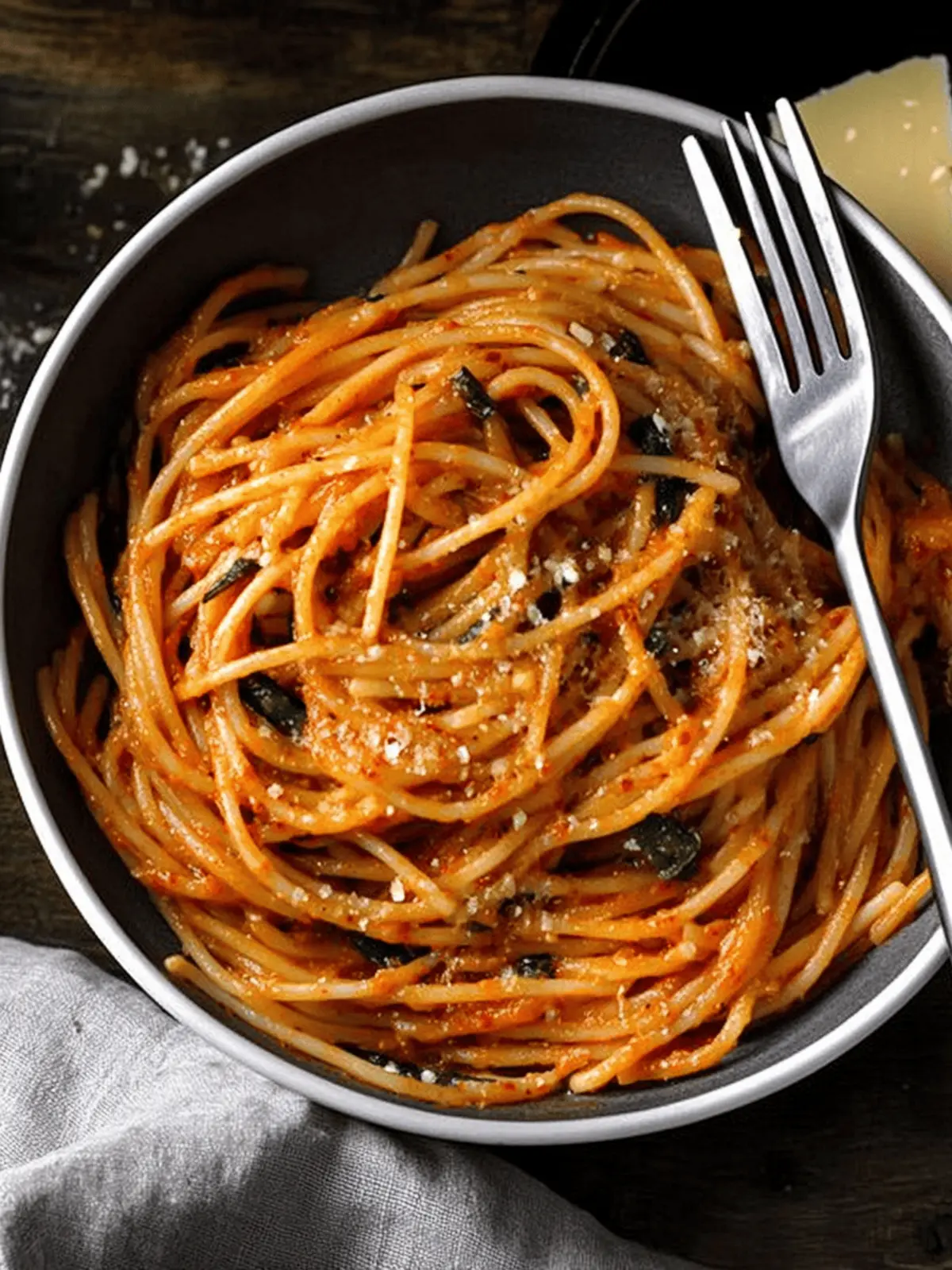 Spicy Cheesy Gochujang Spaghetti You ll Crave Tonight 3 spicy cheesy. gochujang spaghetti