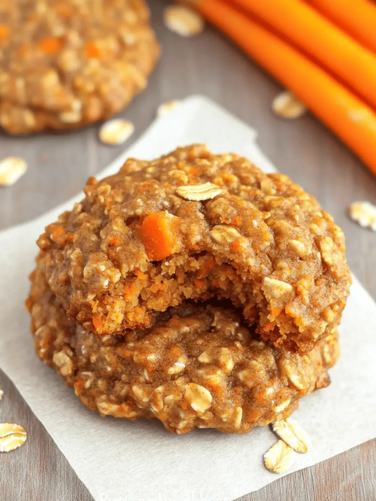 Delicious Healthy Carrot Cake Oatmeal Cookies You ll Love 2 Healthy Carrot Cake Oatmeal Cookies