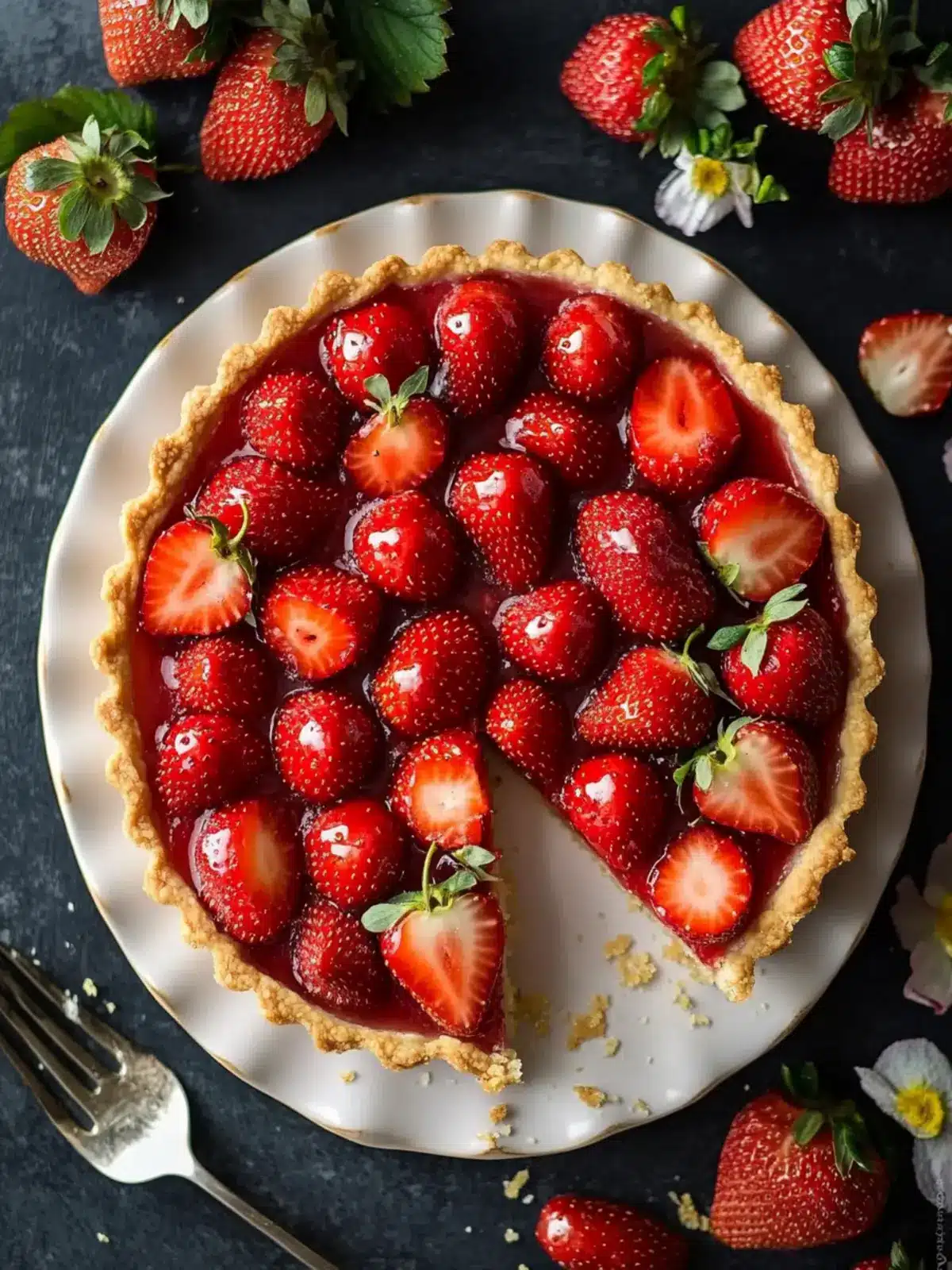 Irresistible French Strawberry Tart: A Slice of Summer Delight 3 French Strawberry Tart