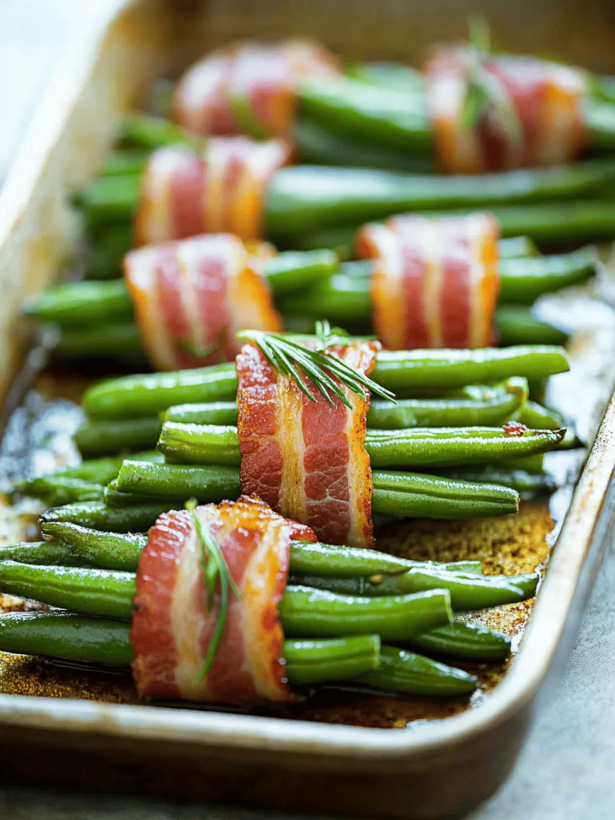 Savory Bacon Green Bean Bundles for a Flavorful Twist 3 Bacon Green Bean Bundles