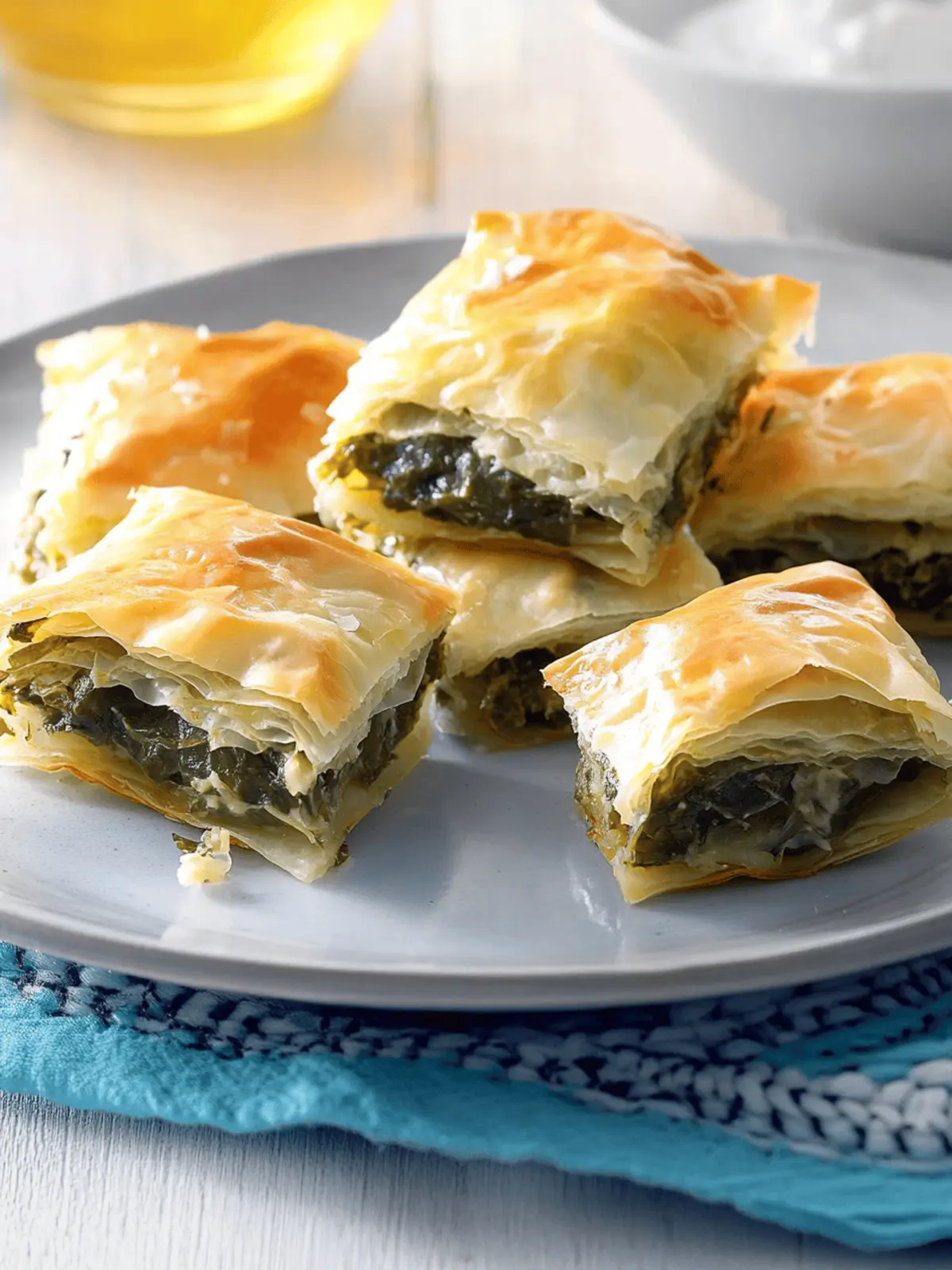 Irresistible Spanakopita Bites: Crunchy Greek Delights! 3 Spanakopita Bites