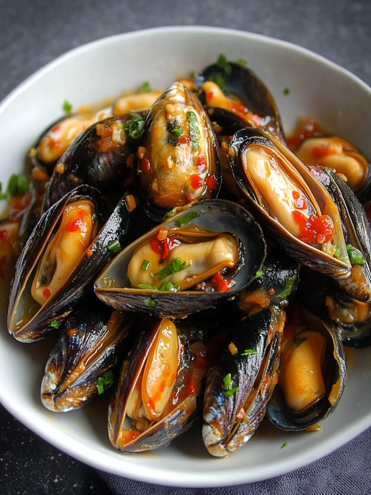 Sweet Chilli Marinated Mussels for Easy Gourmet Indulgence 3 Sweet Chilli Marinated Mussels