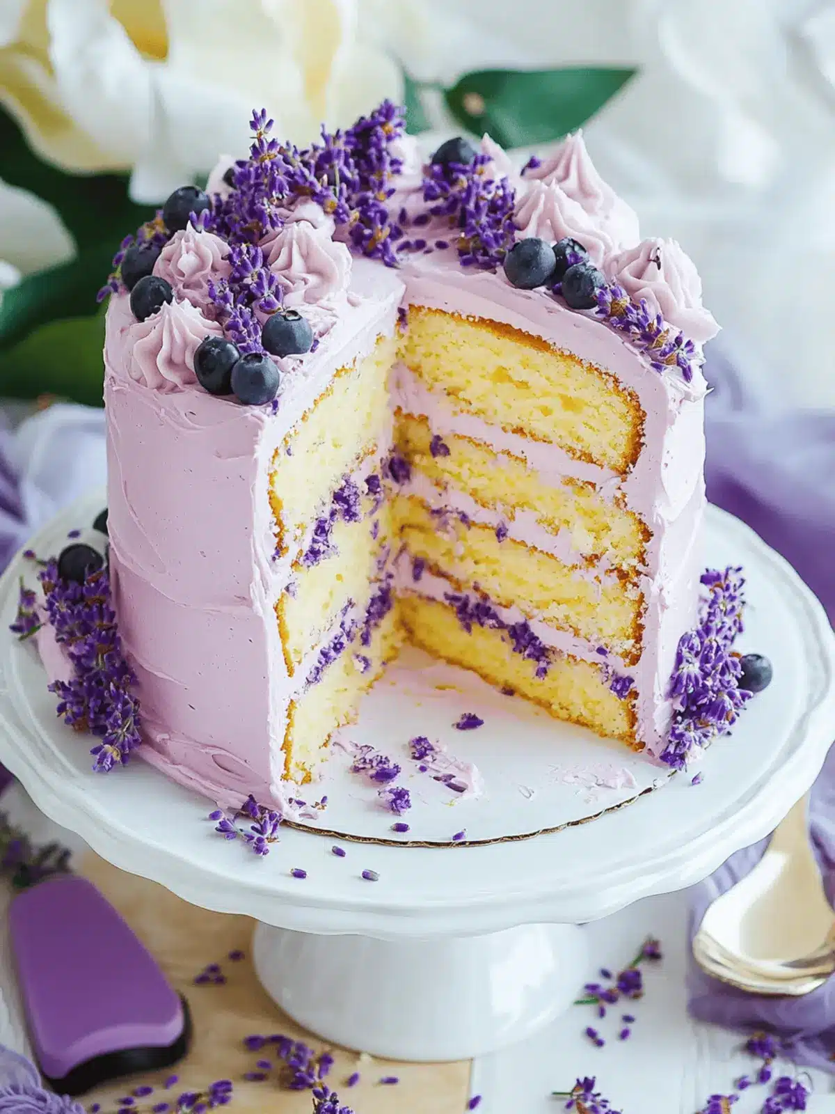 Lavender Cake: Indulge in Floral Elegance at Home 3 Lavender Cake