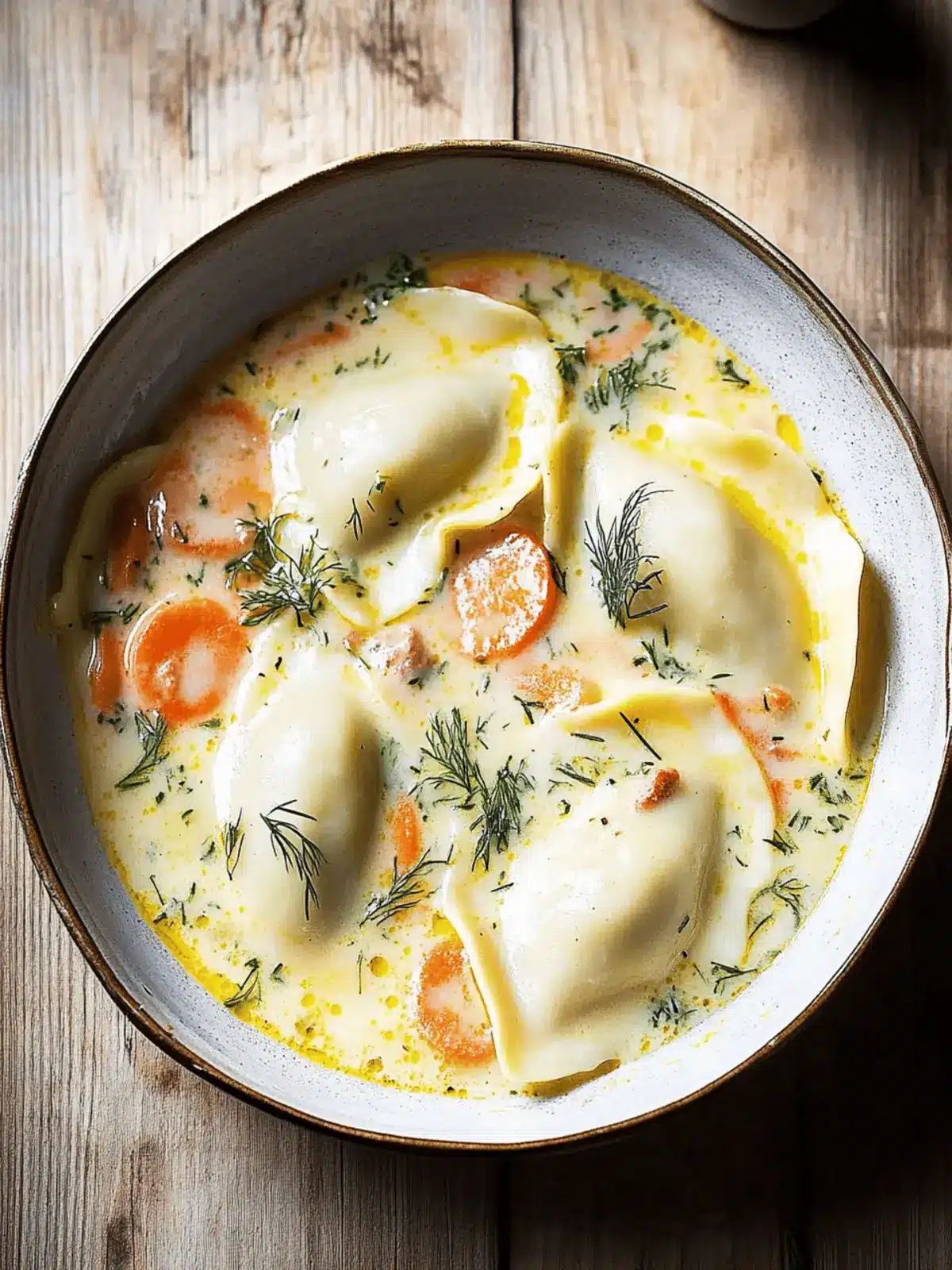 Comforting Pierogi Dill Soup: Ready in Just 30 Minutes! 4 Pierogi Dill Soup