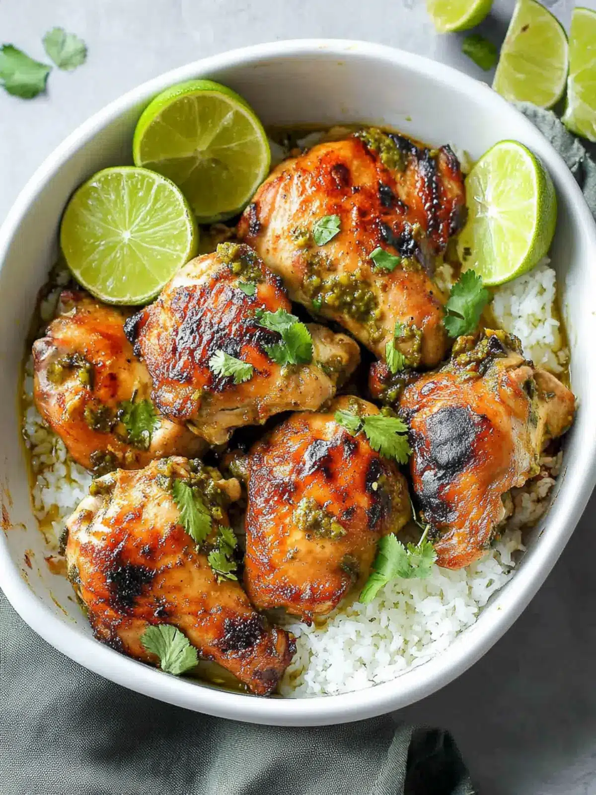 Easy Thai Baked Chicken with Zesty Cilantro Lime Twist 3 Easy Thai Baked Chicken