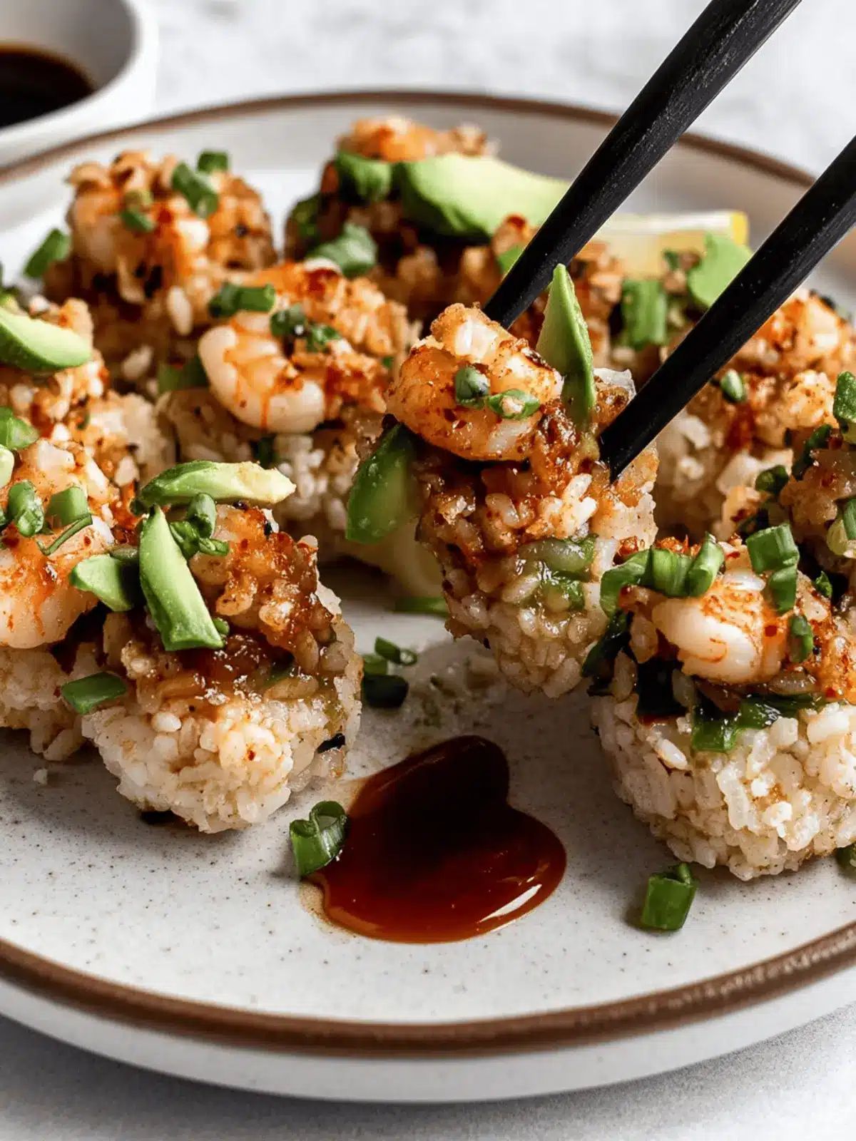 Crispy Rice with Spicy Shrimp Salad: A Flavorful Twist 4 Crispy Rice with Spicy Shrimp Salad