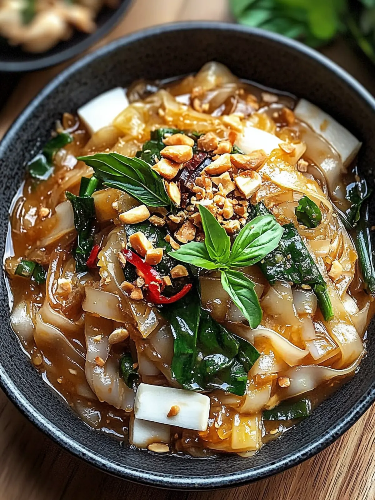 Savor Street Style Thai Drunken Noodles in 30 Minutes! 4 Street Style Thai Drunken Noodles