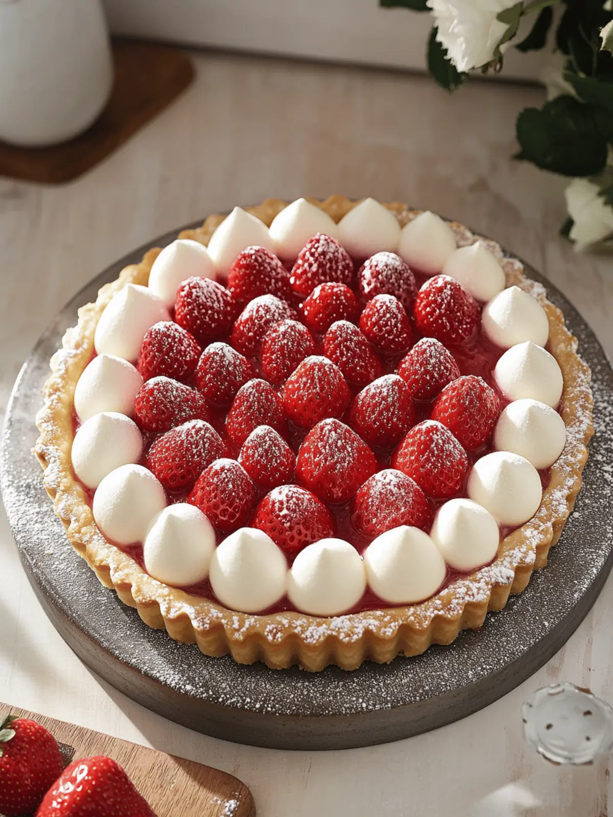 Irresistible Strawberry Custard Tart You'll Want Every Summer 4 Strawberry Custard Tart