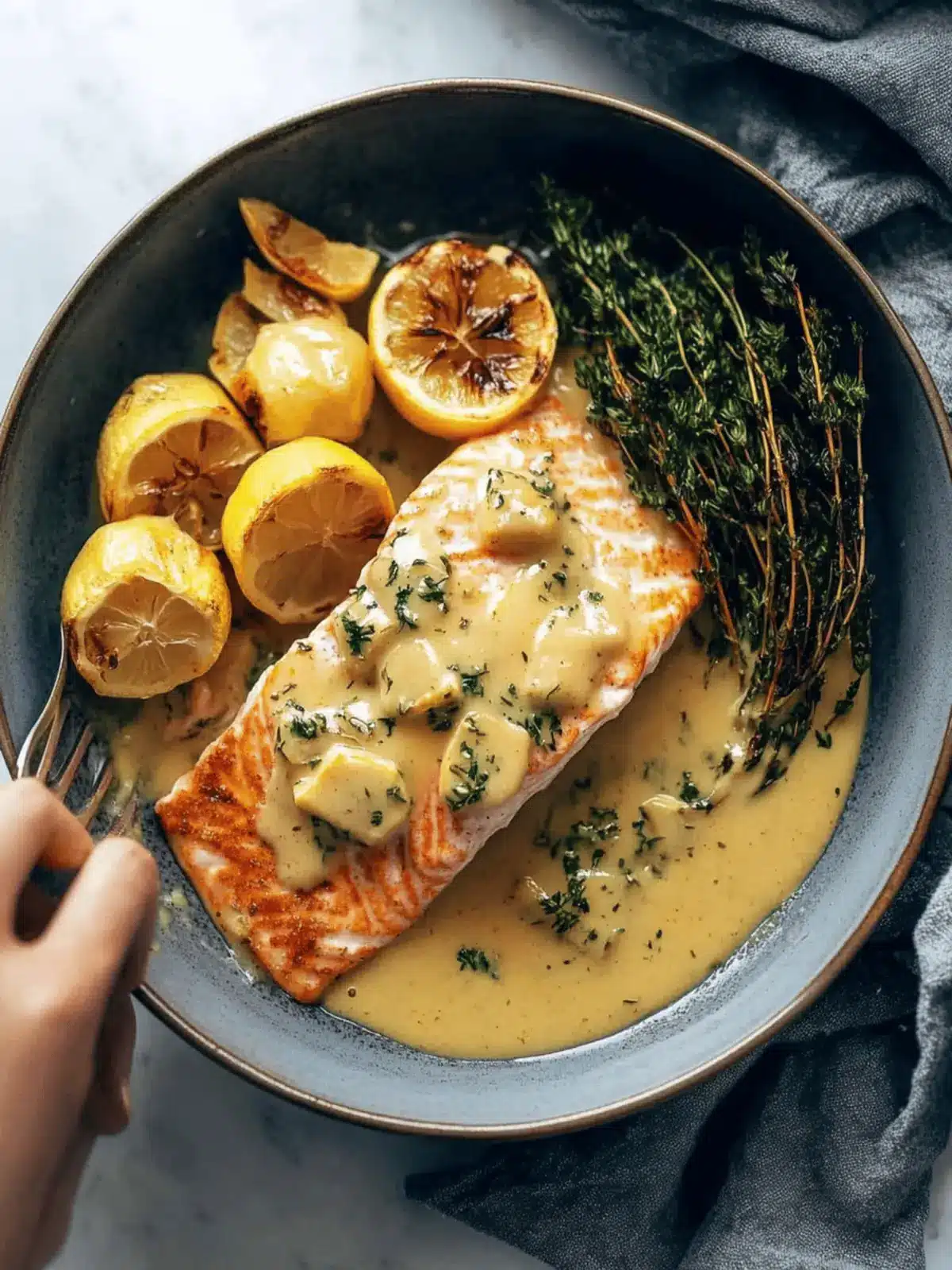 Baked Salmon with Amazing Lemon Sauce for a Bistro Night In 3 Baked Salmon with Amazing Lemon Sauce