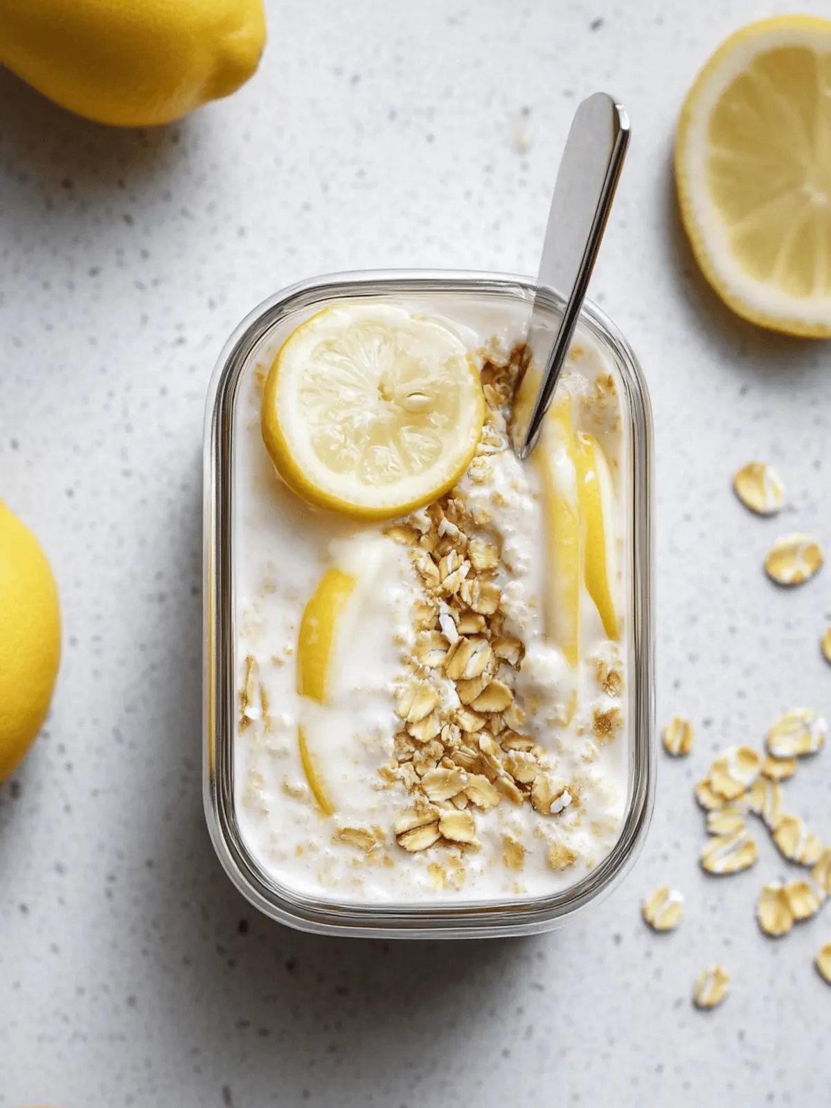 Lemon Cheesecake Overnight Oats Recipe for a Fresh Start 3 Lemon Cheesecake Overnight Oats Recipe