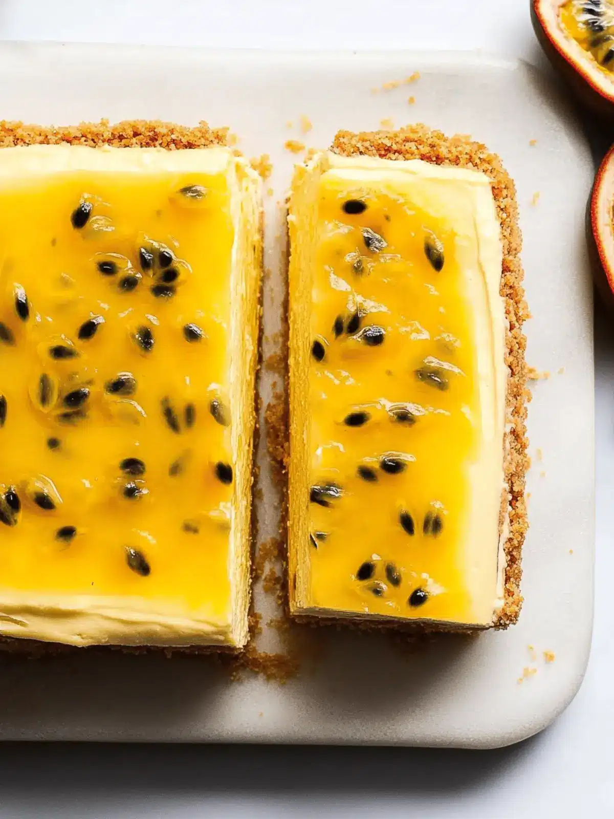 Delicious No Bake Passion Fruit Cheesecake Recipe You ll Love 2 No Bake Passion Fruit Cheesecake