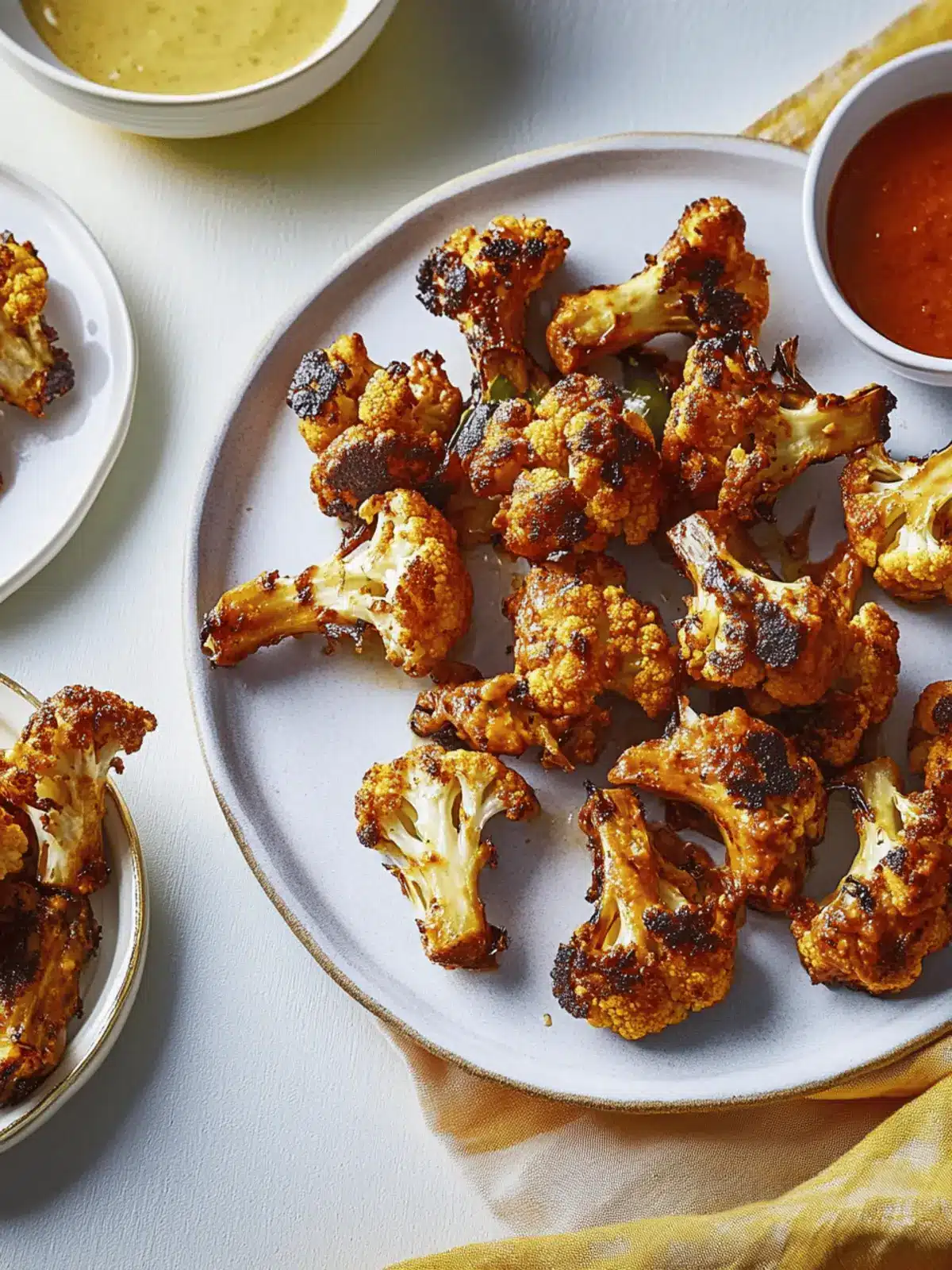 Crispy Air Fryer Cauliflower Tikka Bites for Flavorful Snacking 4 Air fryer cauliflower tikka