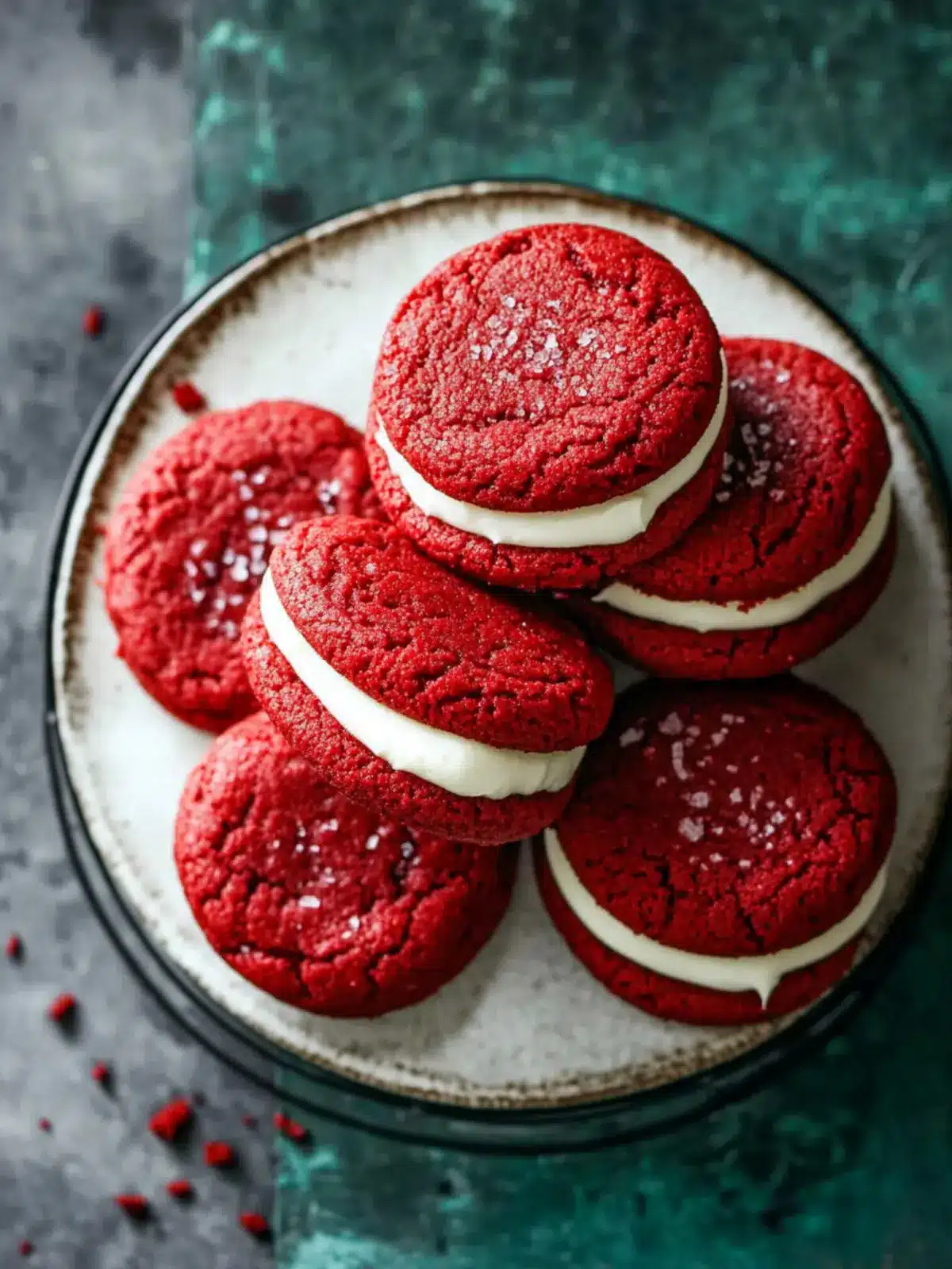 Decadent Red Velvet Cookies with Creamy Filling You ll Love 3 Red Velvet Cookies