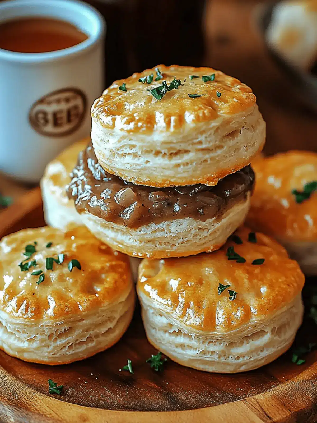 Delectable Baked French Dip Biscuits for Cozy Family Nights 2 Baked French Dip Biscuits