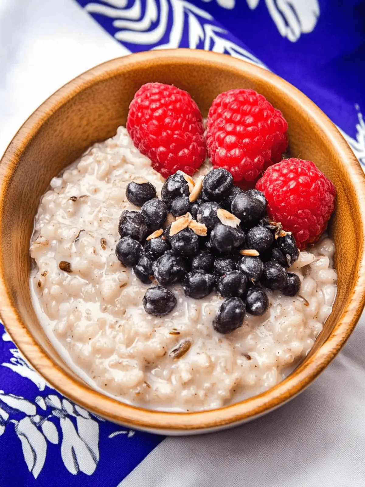 Creamy Wild Rice Pudding with Maple and Fresh Fruits 4 Wild Rice Pudding